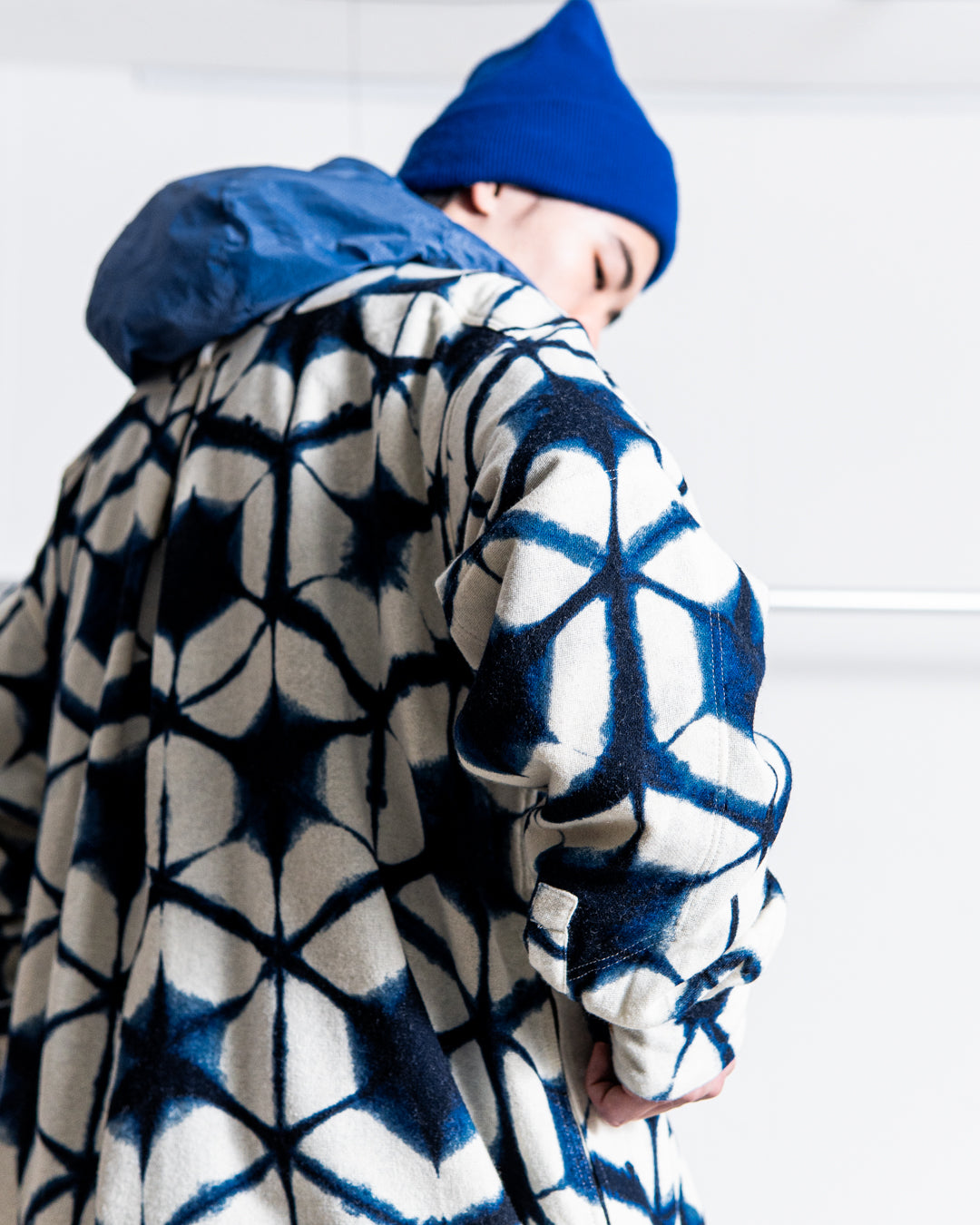 norbit Uneven dyed print pullover shirt