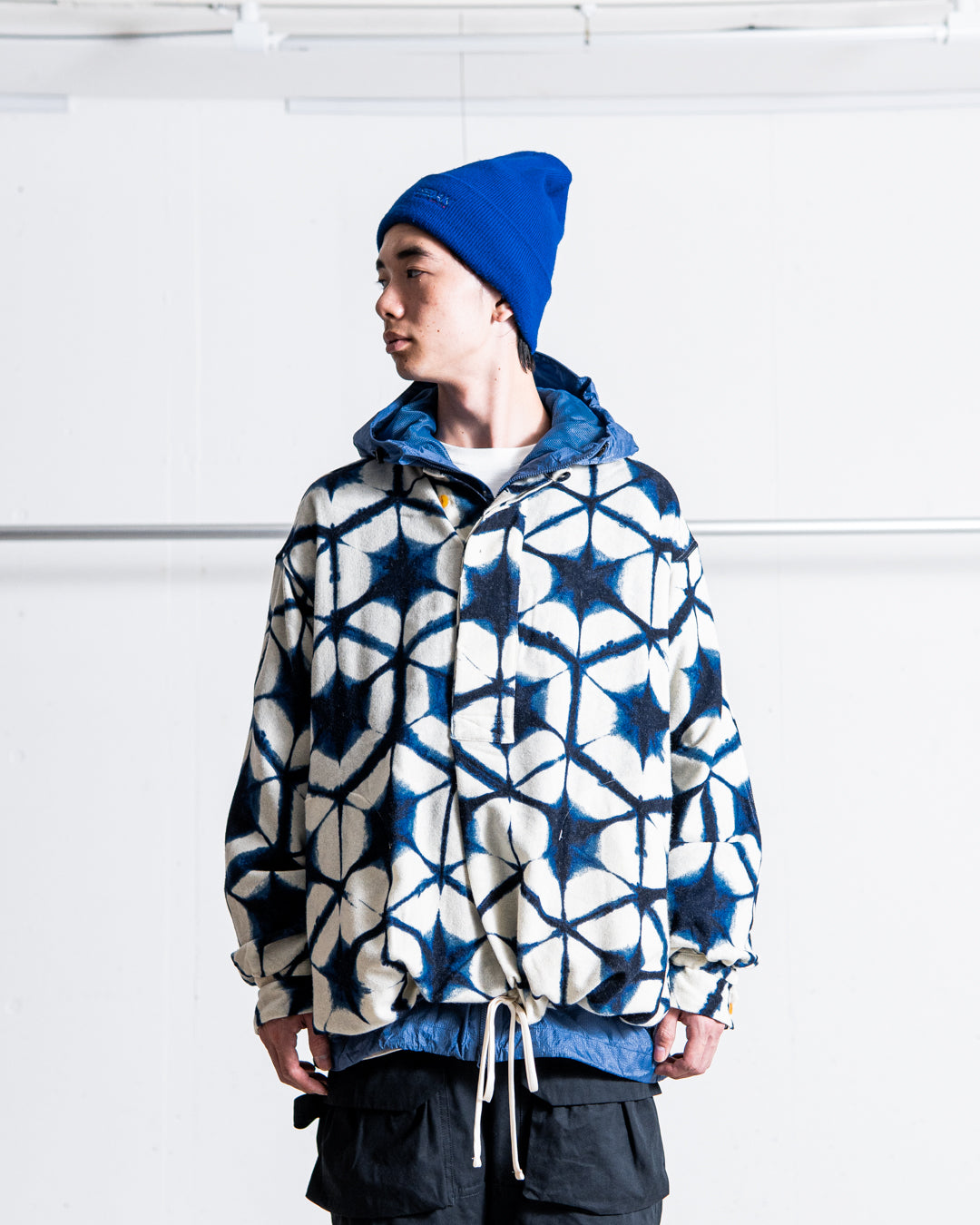 norbit Uneven dyed print pullover shirt