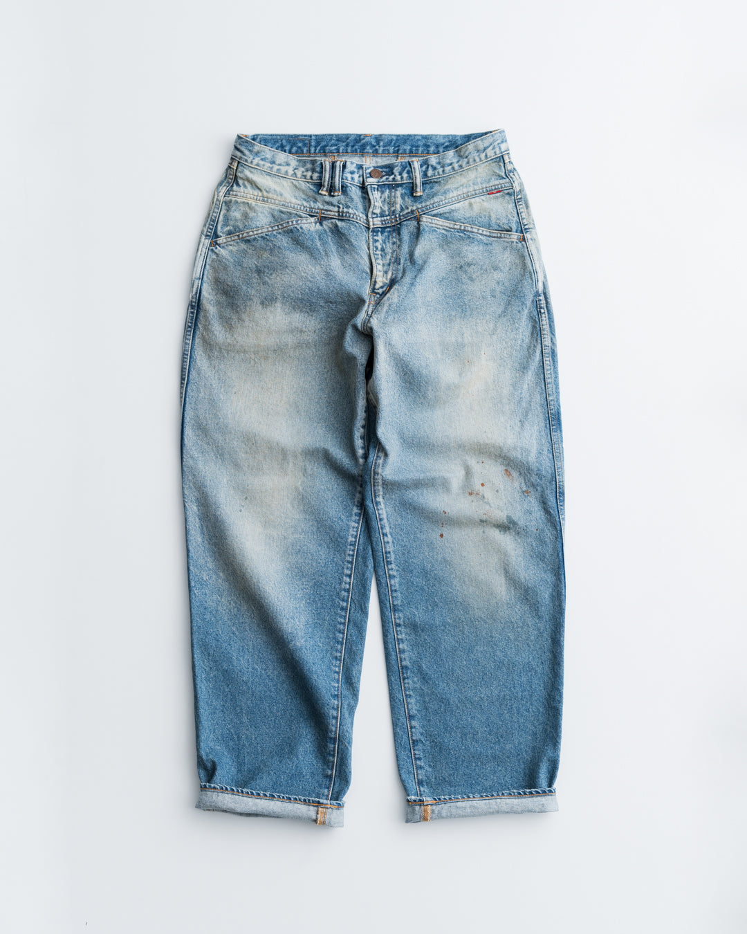 ANACHRONORM FRONT YORK WASHED DENIM PANTS  (AGING) AN339-W