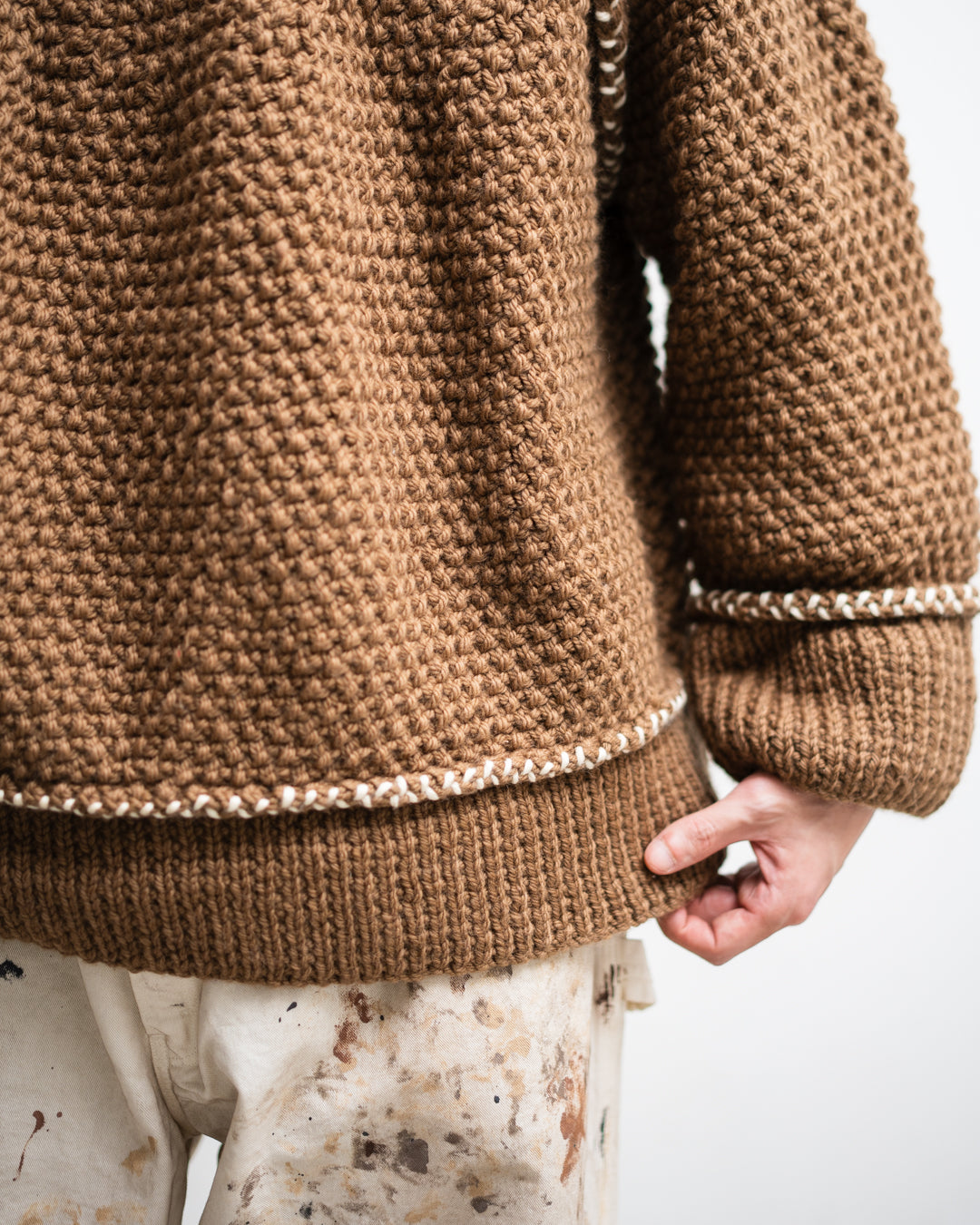 [LAST 1] refomed  GRANNY KNIT SWEATER