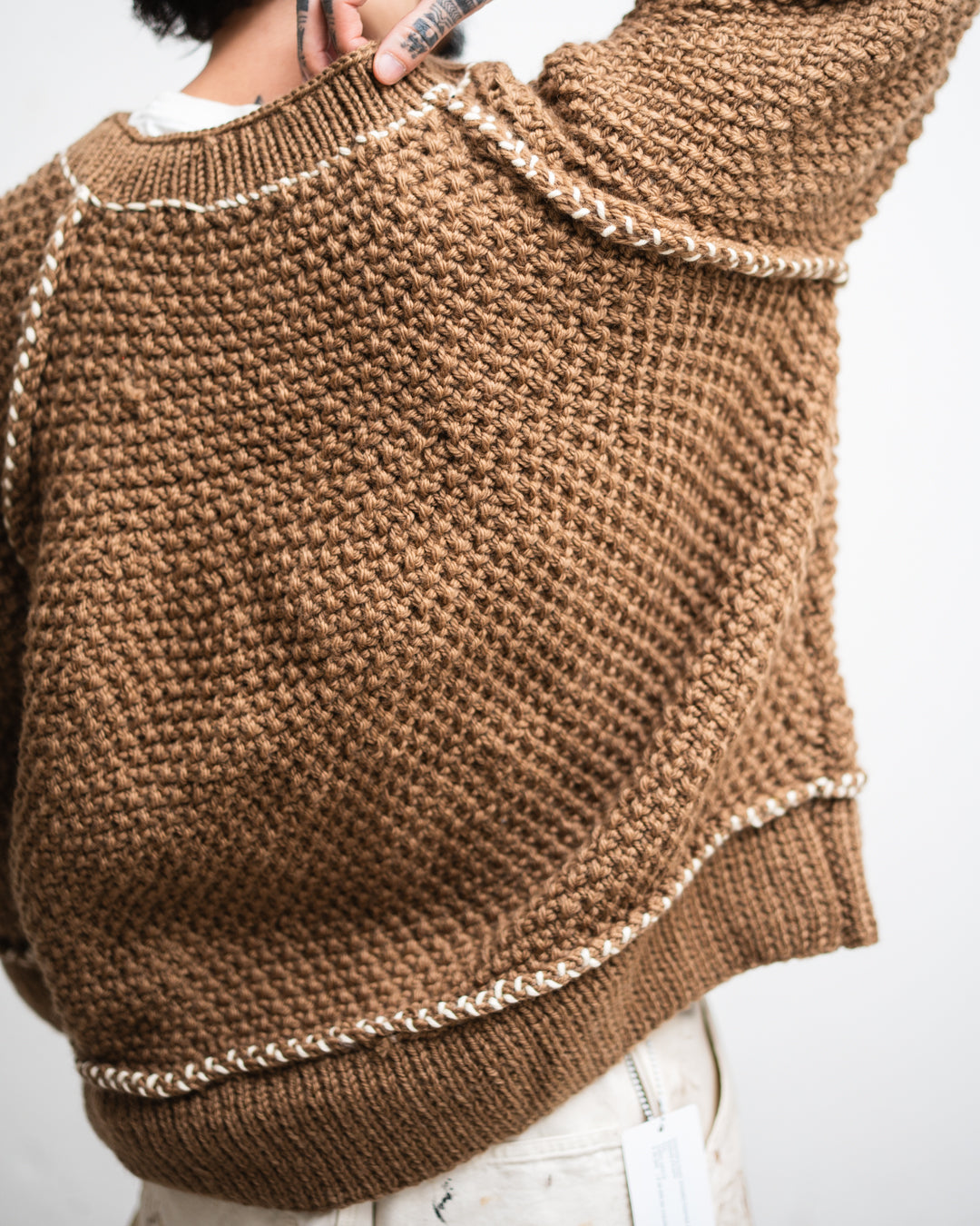 [LAST 1] refomed  GRANNY KNIT SWEATER