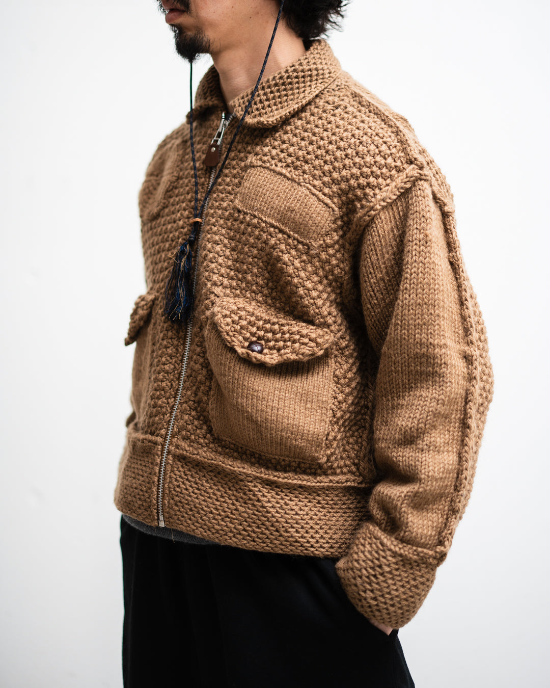 refomed  GRANNY KNIT JACKET