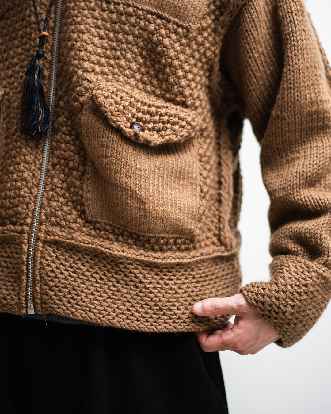 refomed  GRANNY KNIT JACKET