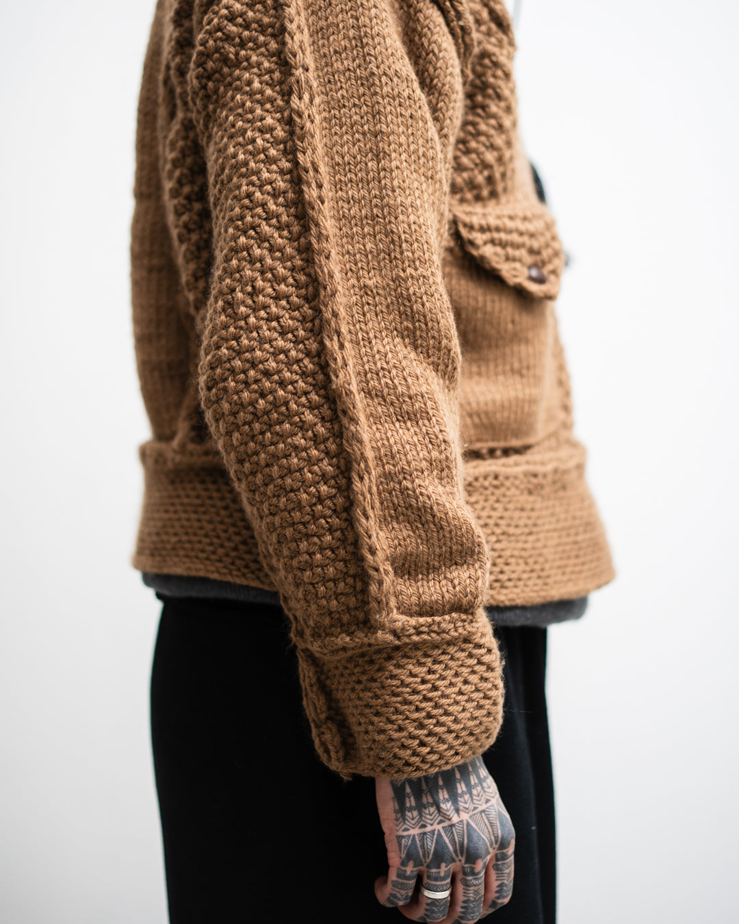 refomed  GRANNY KNIT JACKET