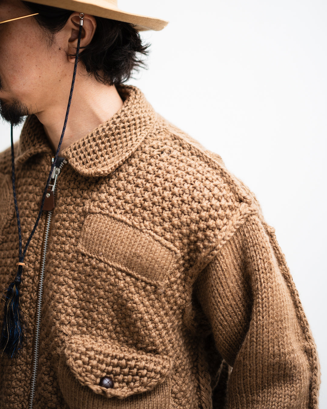 refomed  GRANNY KNIT JACKET