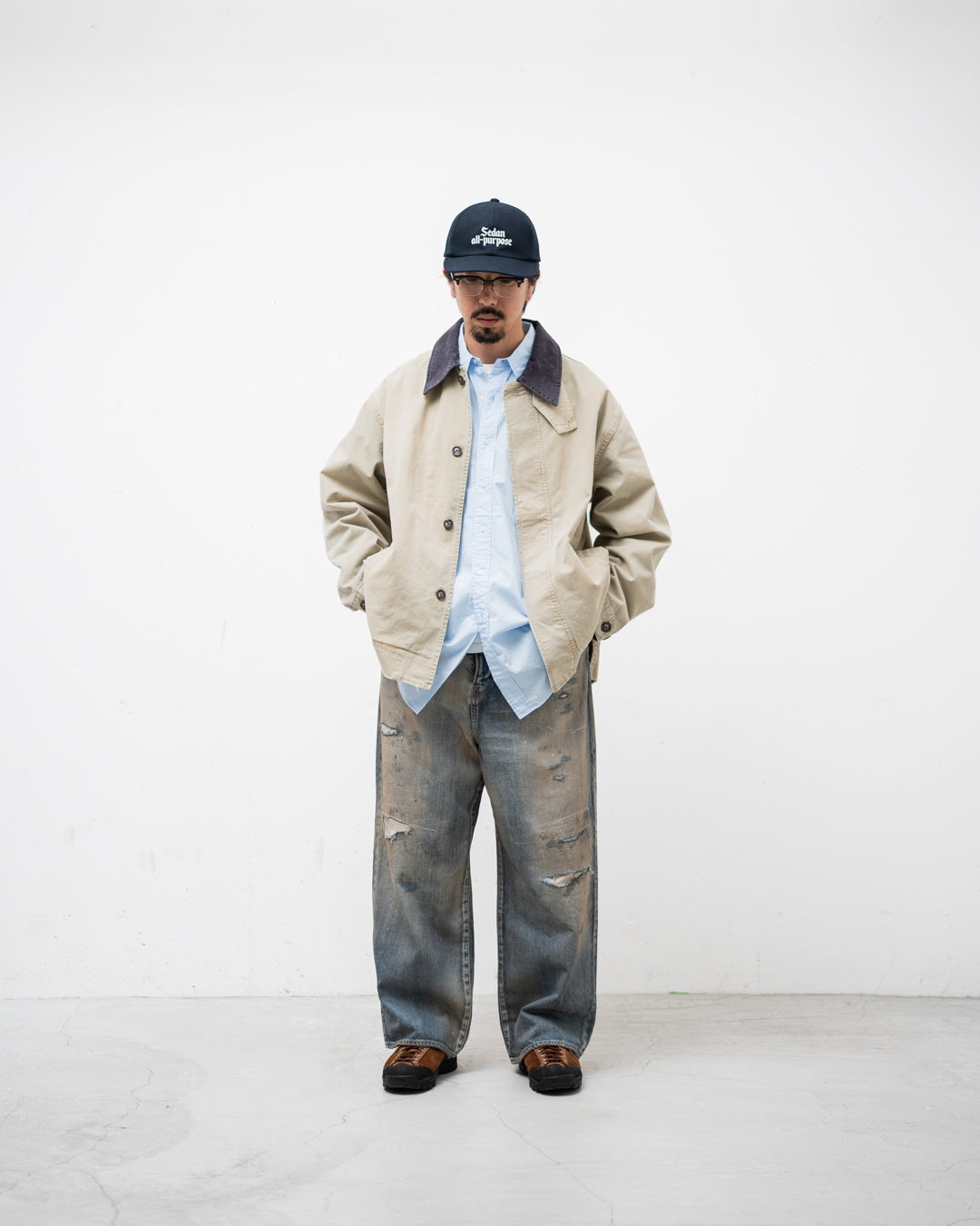 ANACHRONORM SOUTIEN COLLAR MIDDLE JACKET