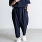 is-ness KNIT TUCK LONG PANTS