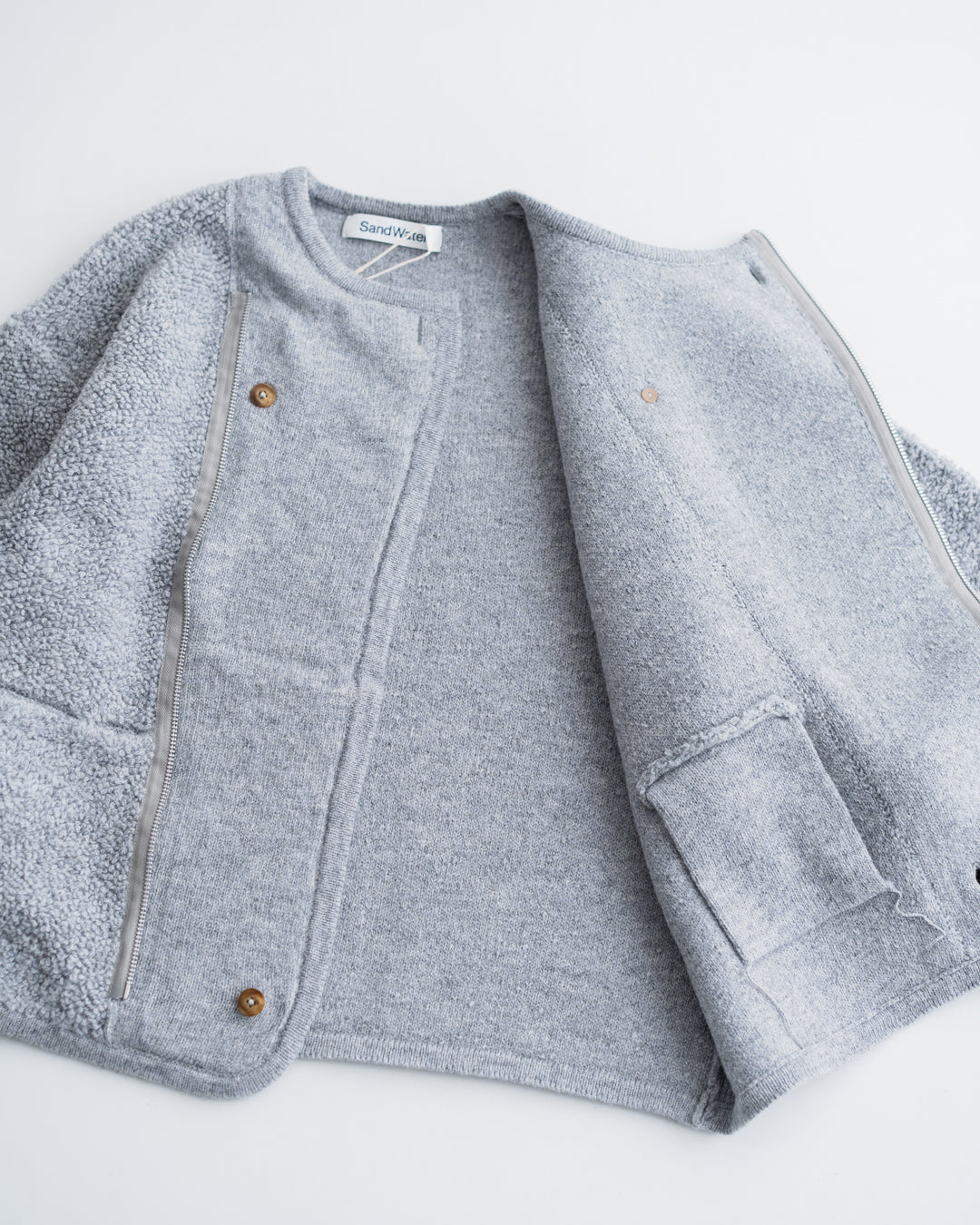 SandWaterr ORGANIZED CARDIGAN / WOOLEN YARN