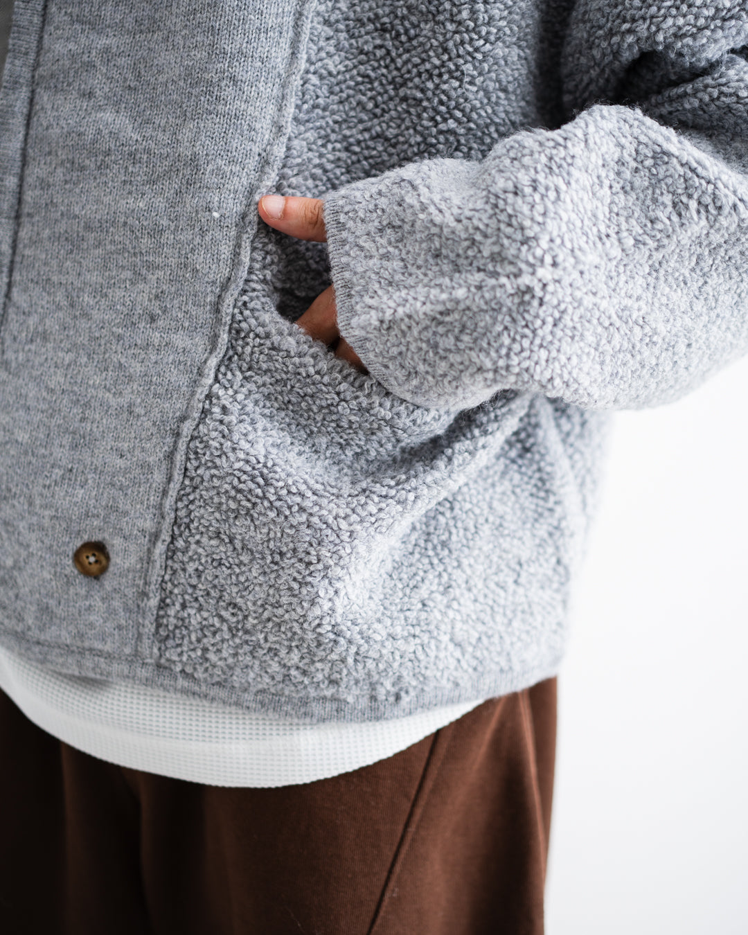 SandWaterr ORGANIZED CARDIGAN / WOOLEN YARN