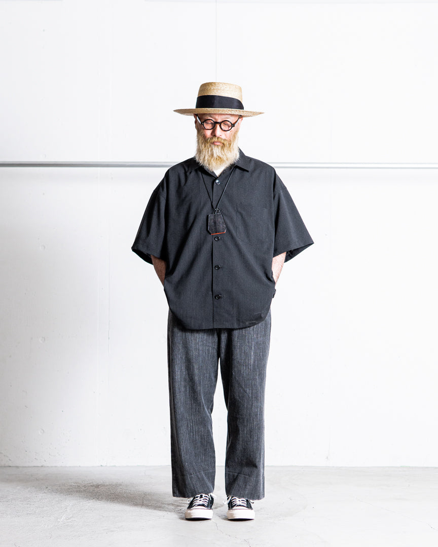 is-ness OPEN COLLAR BOX SHIRTS