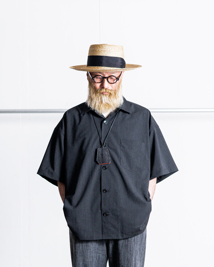 is-ness OPEN COLLAR BOX SHIRTS