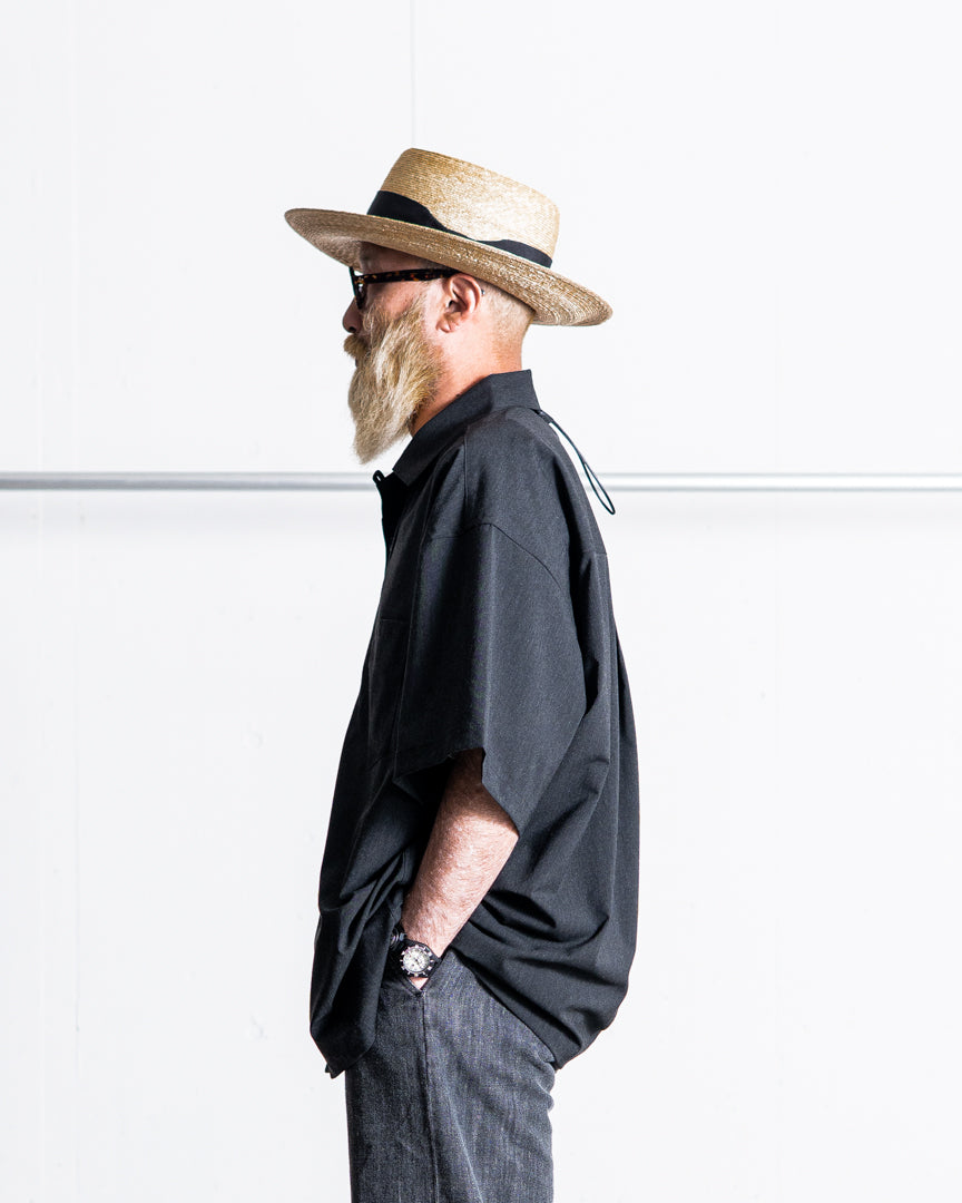 is-ness OPEN COLLAR BOX SHIRTS