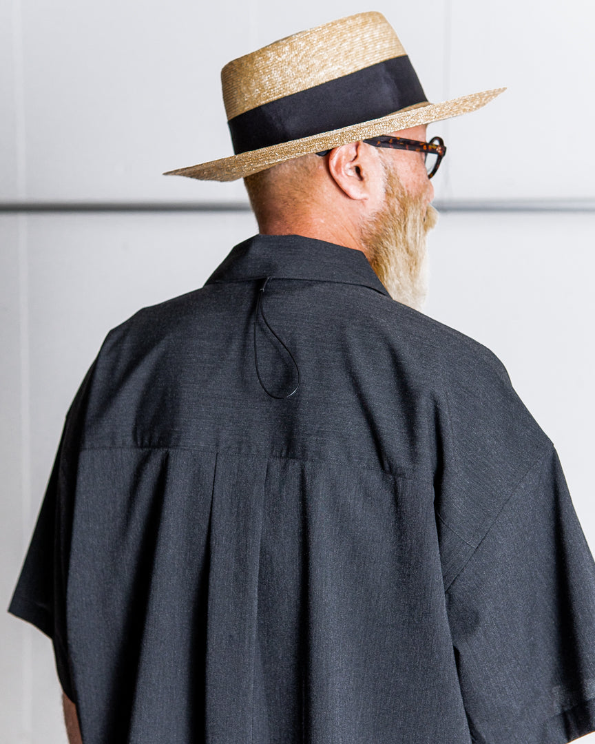 is-ness OPEN COLLAR BOX SHIRTS