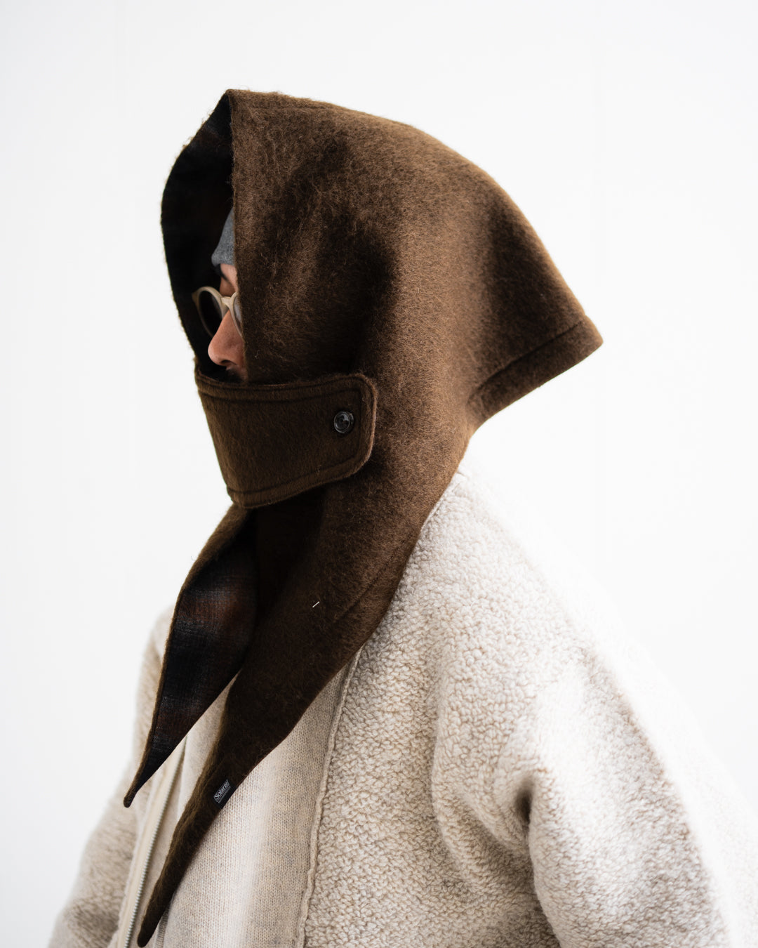 SOLARIS & CO. DOUBLE FACE WOOL SCALF QUEEN