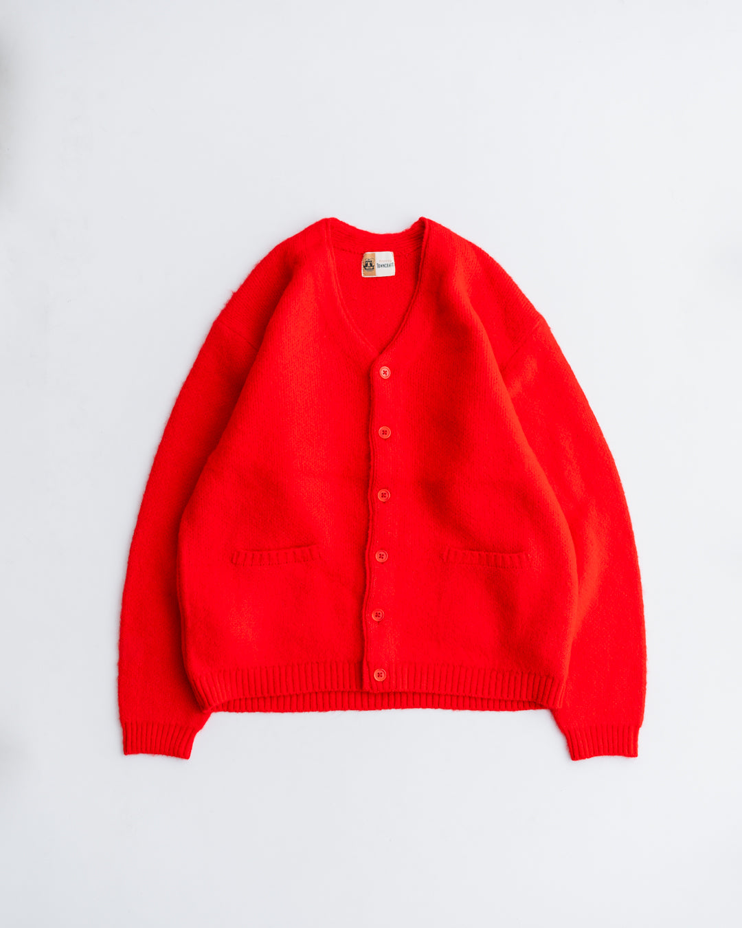 TOWNCRAFT MOHAIR SHAGGY CARDIGAN