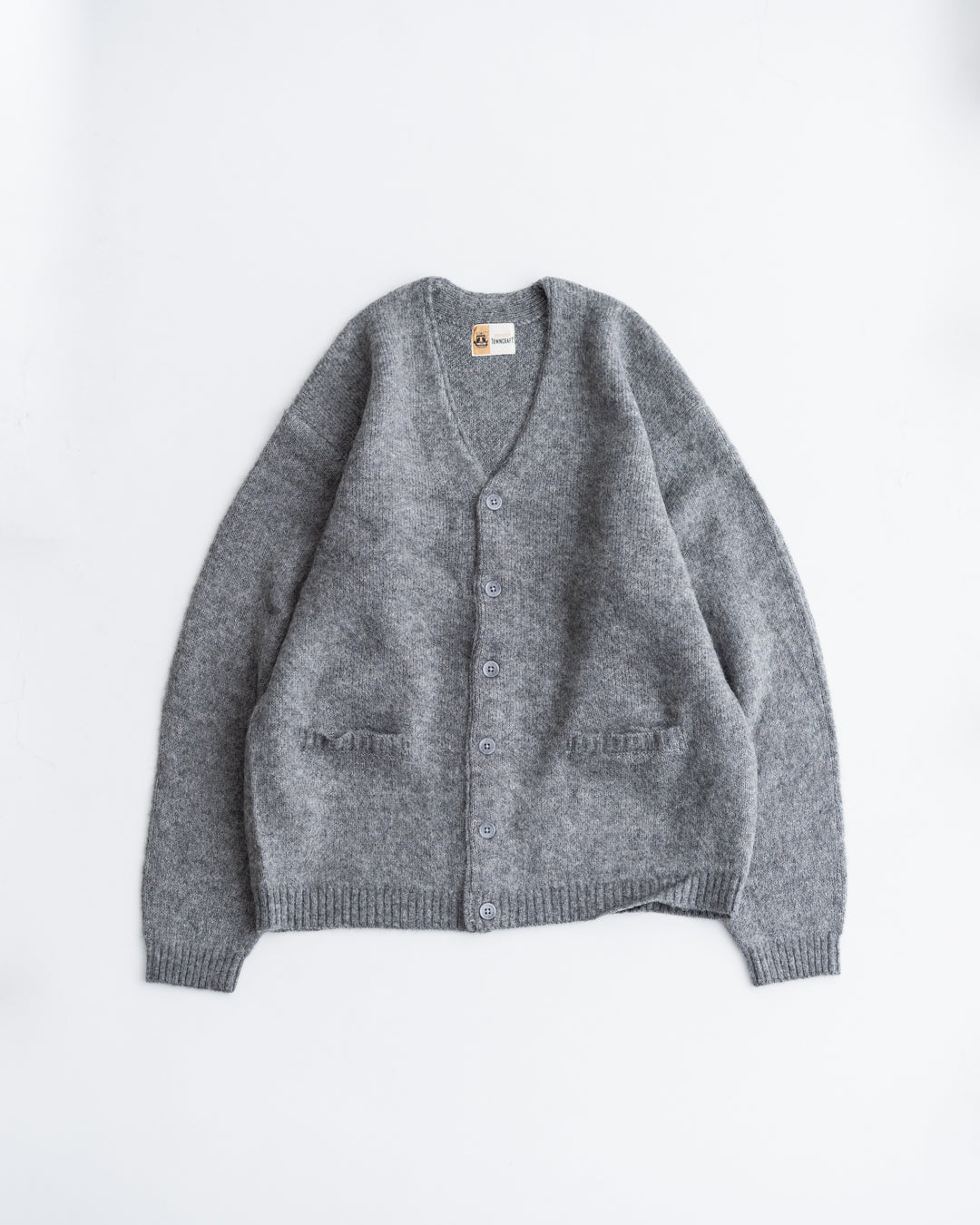 TOWNCRAFT MOHAIR SHAGGY CARDIGAN