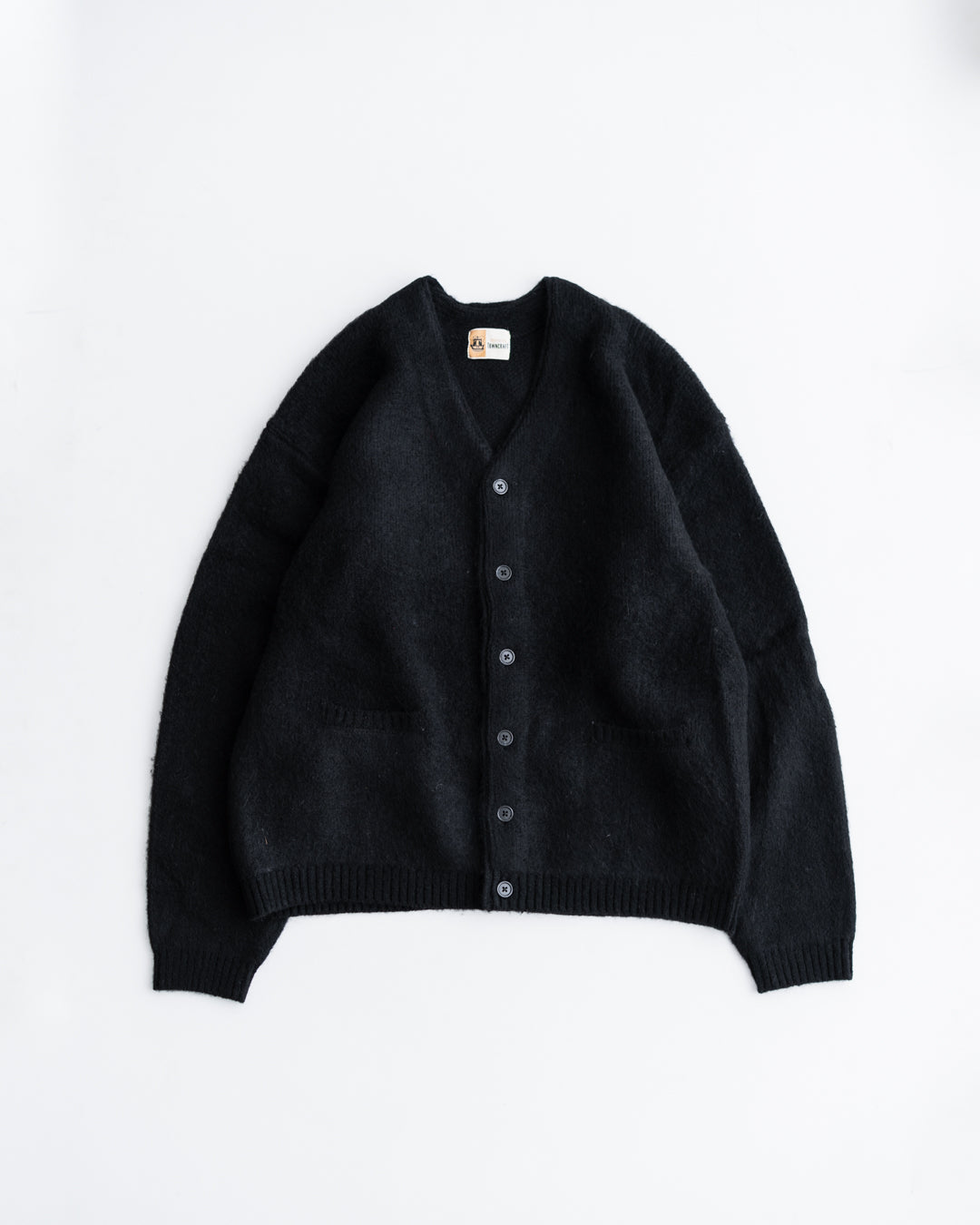 TOWNCRAFT MOHAIR SHAGGY CARDIGAN