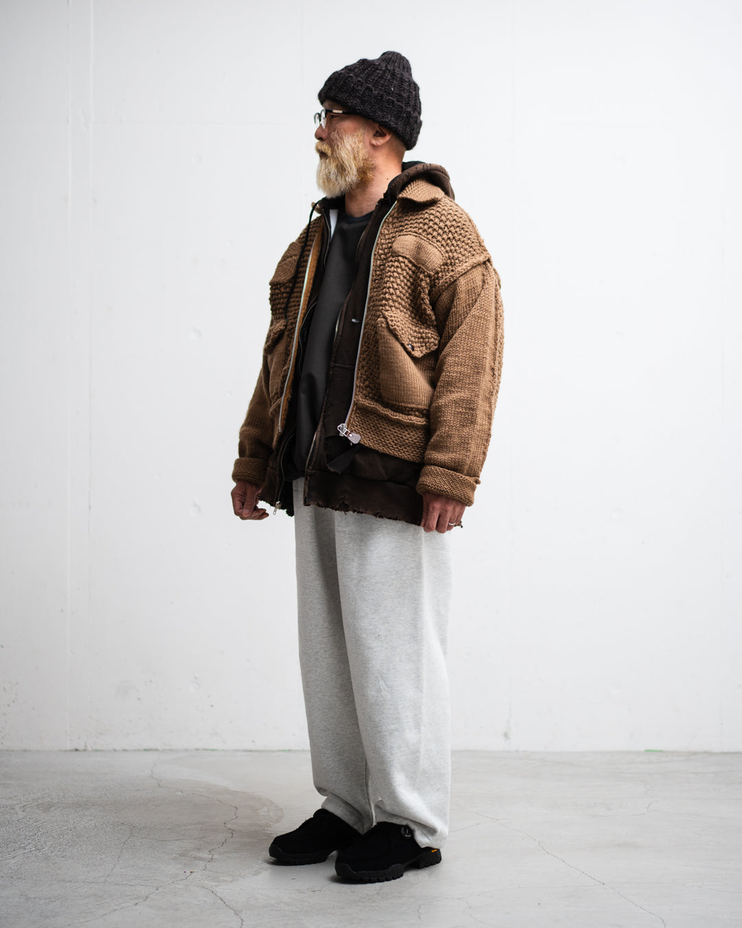 refomed  GRANNY KNIT JACKET