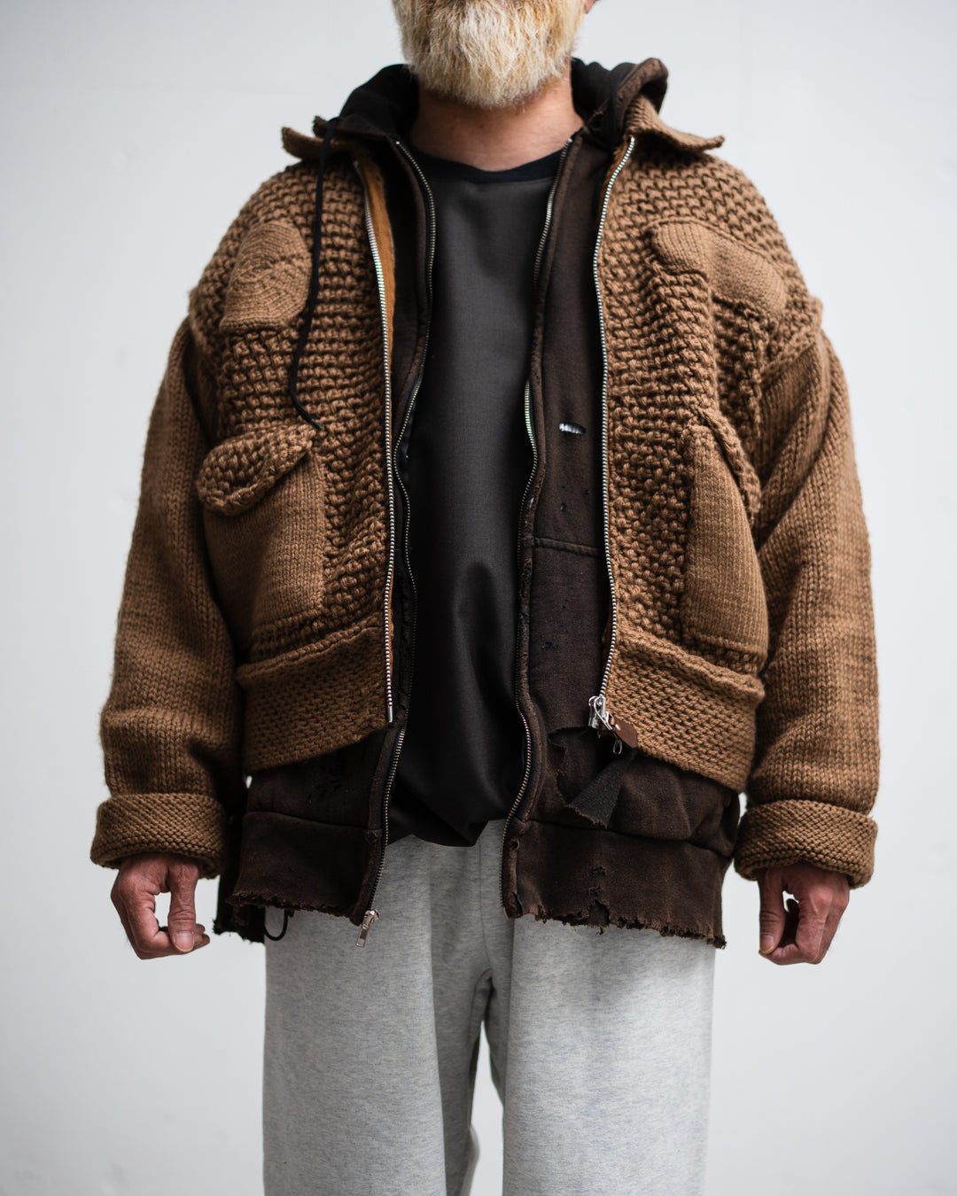 refomed リフォメッド MA-1ジャケット 通販] refomed(リフォメッド) GRANNY KNIT JACKET 商品ページ – fazeone