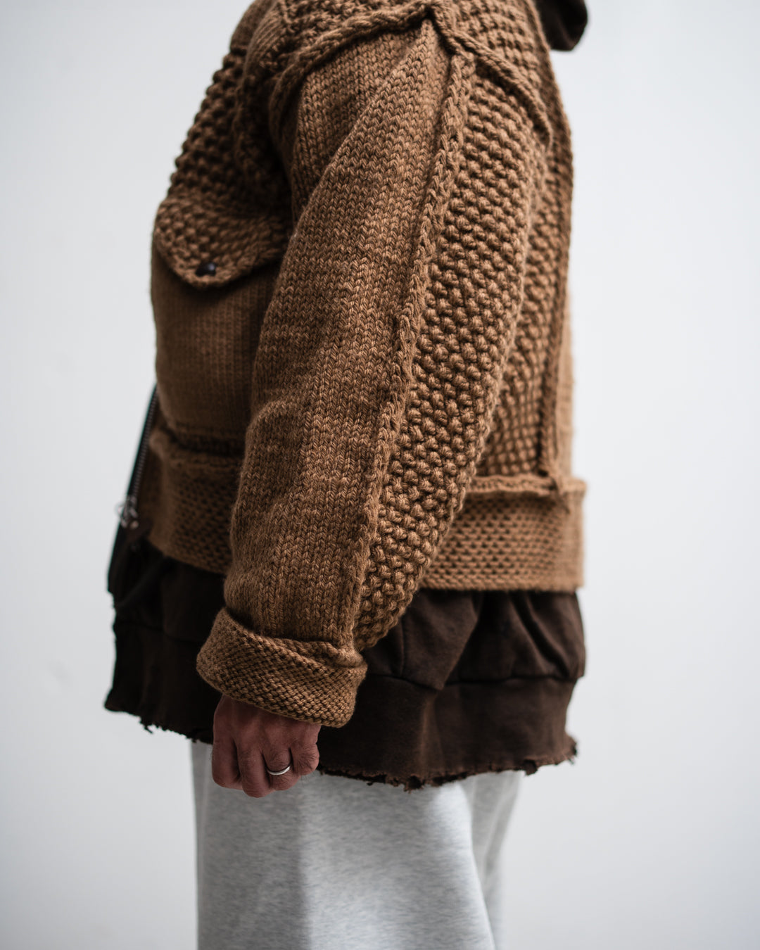 refomed  GRANNY KNIT JACKET