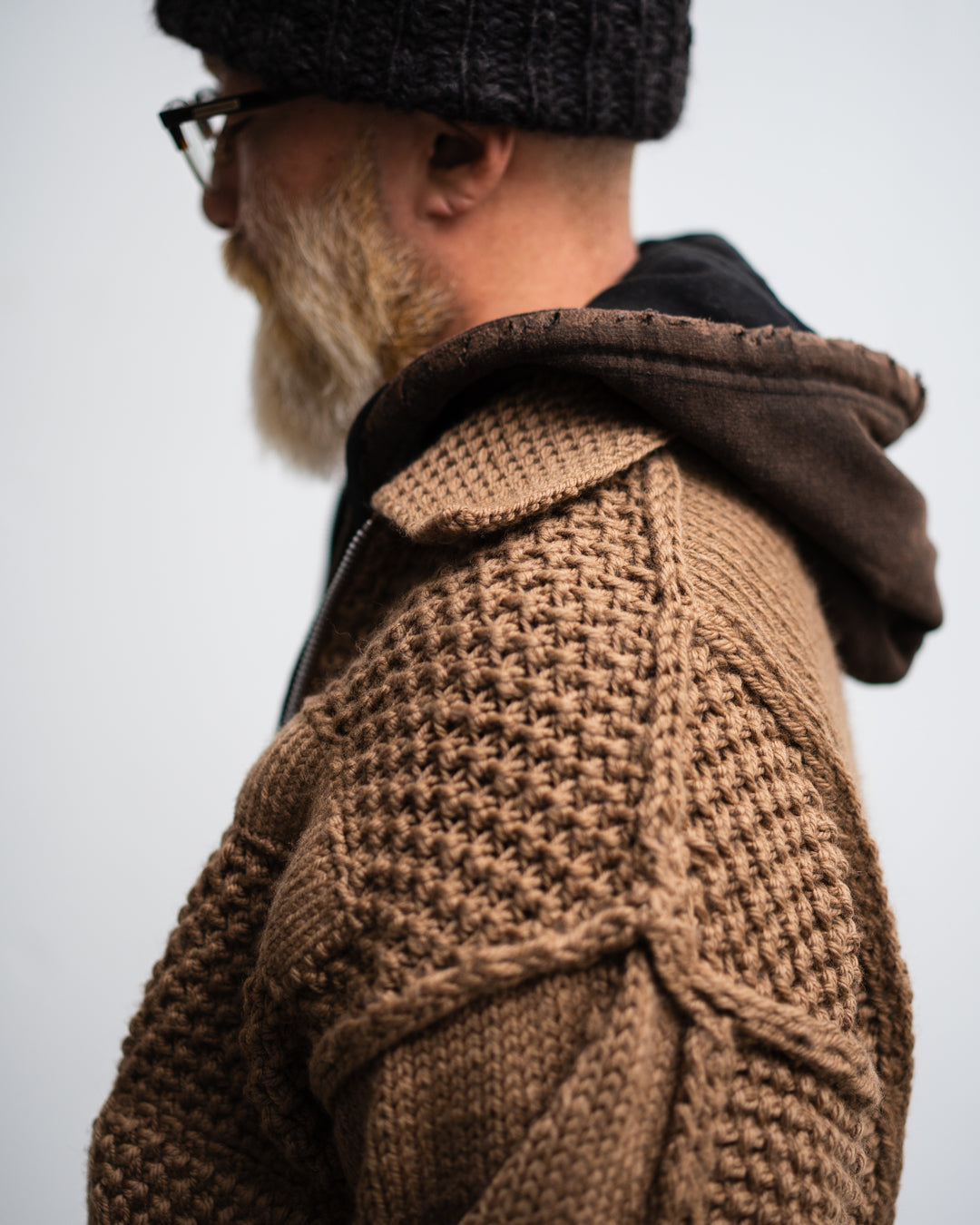 refomed  GRANNY KNIT JACKET