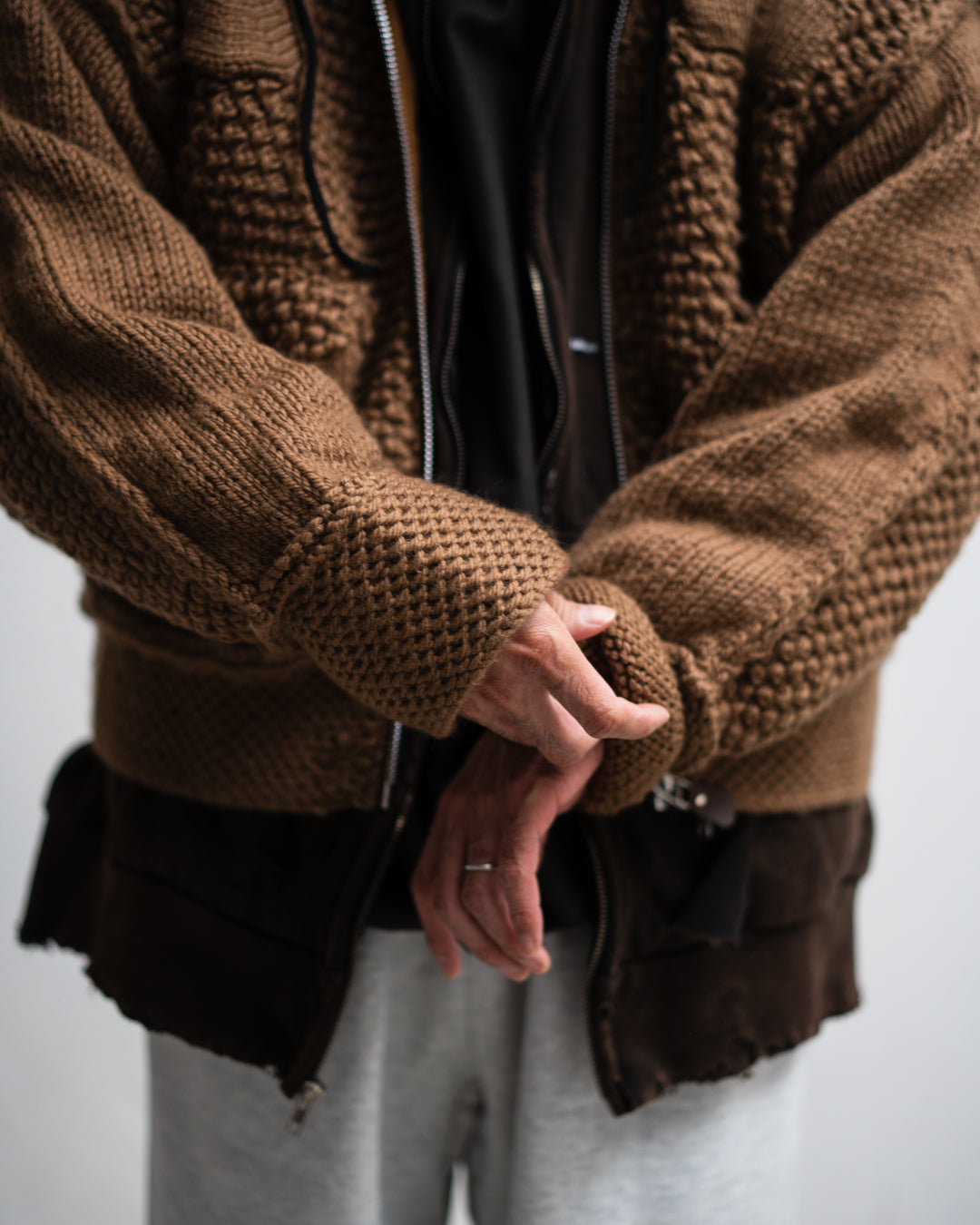 refomed  GRANNY KNIT JACKET