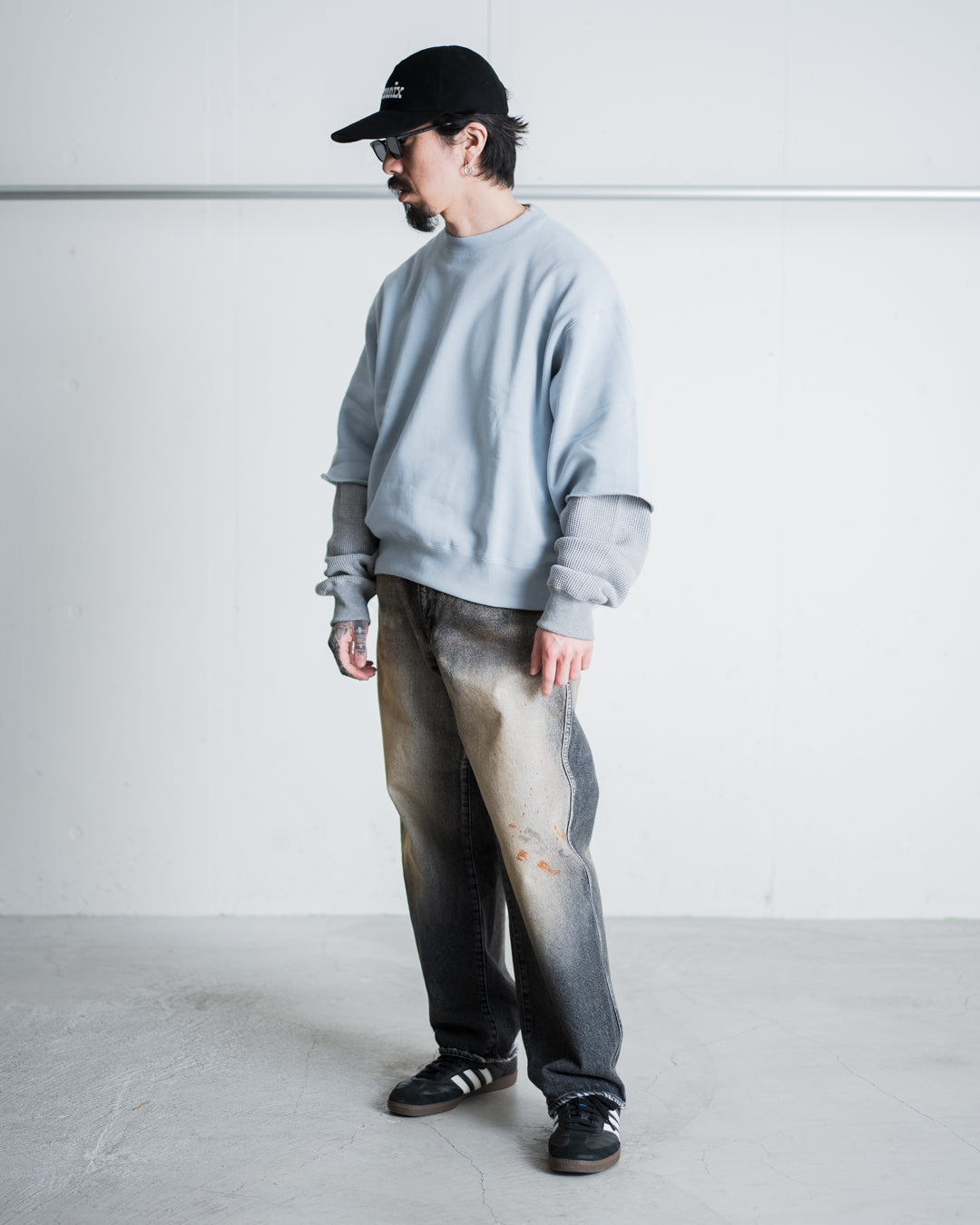 Name. RAYERED SLEEVE SWEAT SHIRT