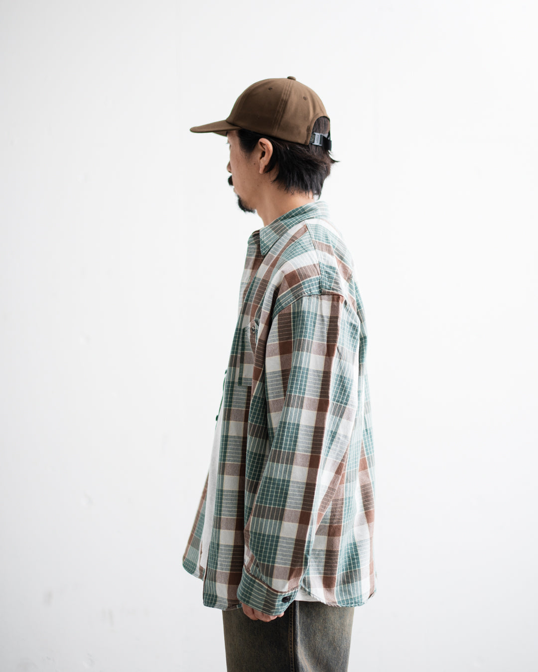 [9.26 sat 11:00 Release] BOWWOW MOUNTAIN POCKET FLANNEL SHIRT