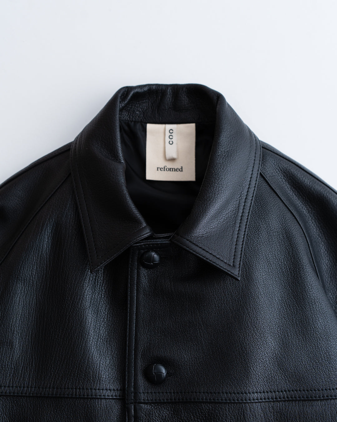 【Collaboration】refomed  CCU LEATHER FORMAN JACKET