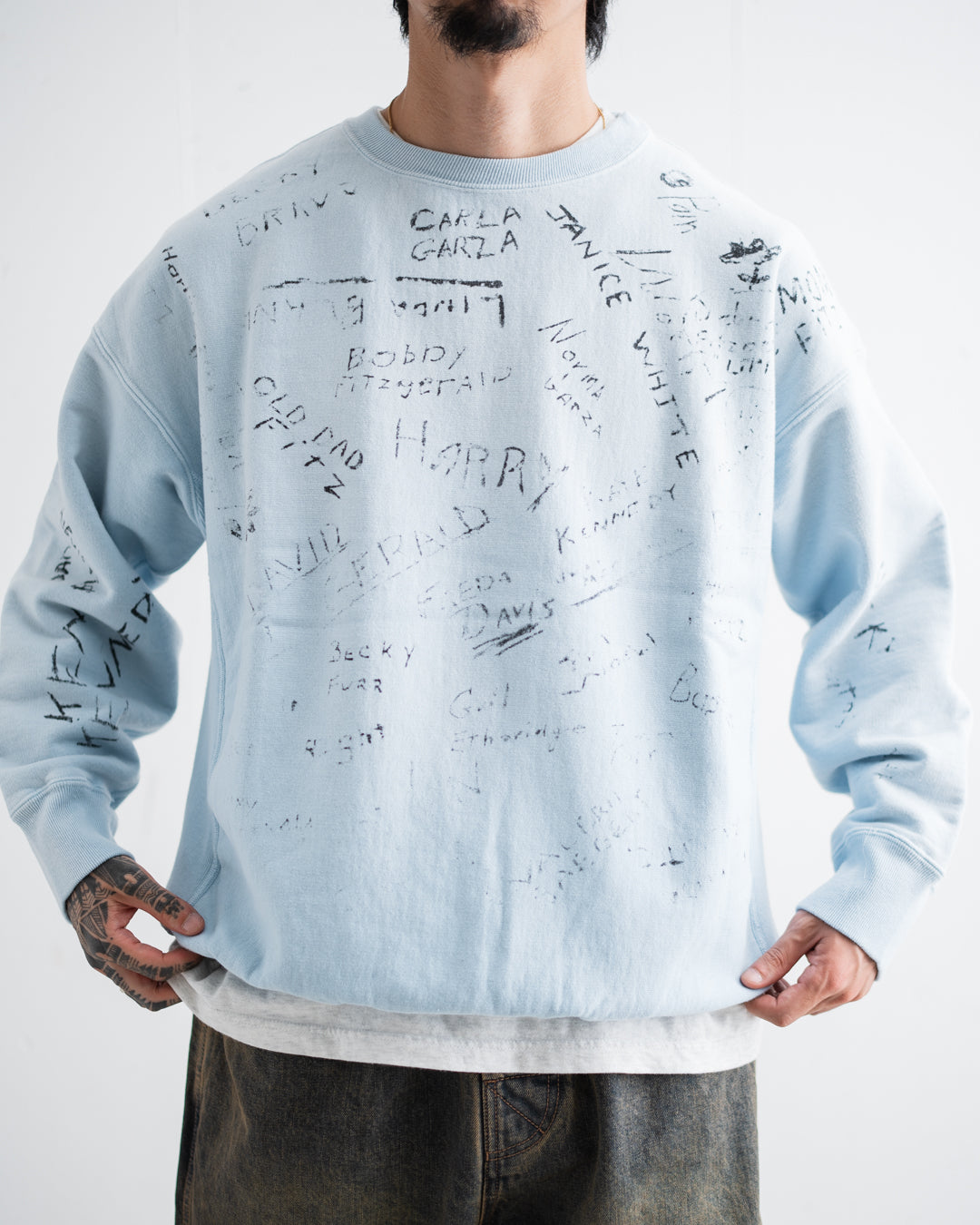 [9.26 sat 11:00 Release] BOWWOW HANDWRITTEN MEMORIAL SWEATSHIRT