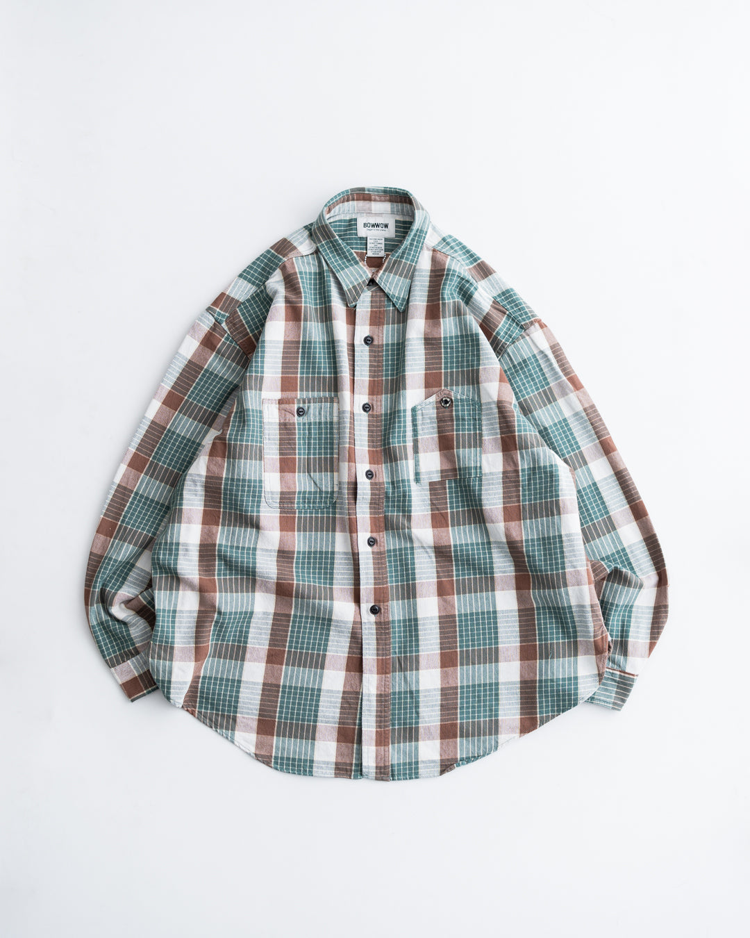 [9.26 sat 11:00 Release] BOWWOW MOUNTAIN POCKET FLANNEL SHIRT