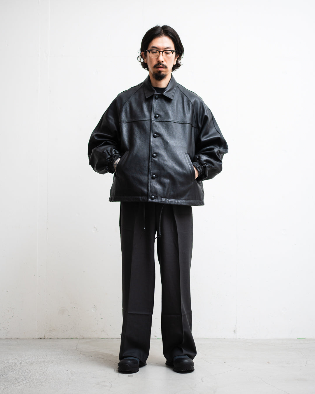 CCU x refomed BLOUSON レザーワークジャケット シーシーユー CCU 25ss リフォメッド レザーブルゾン ×