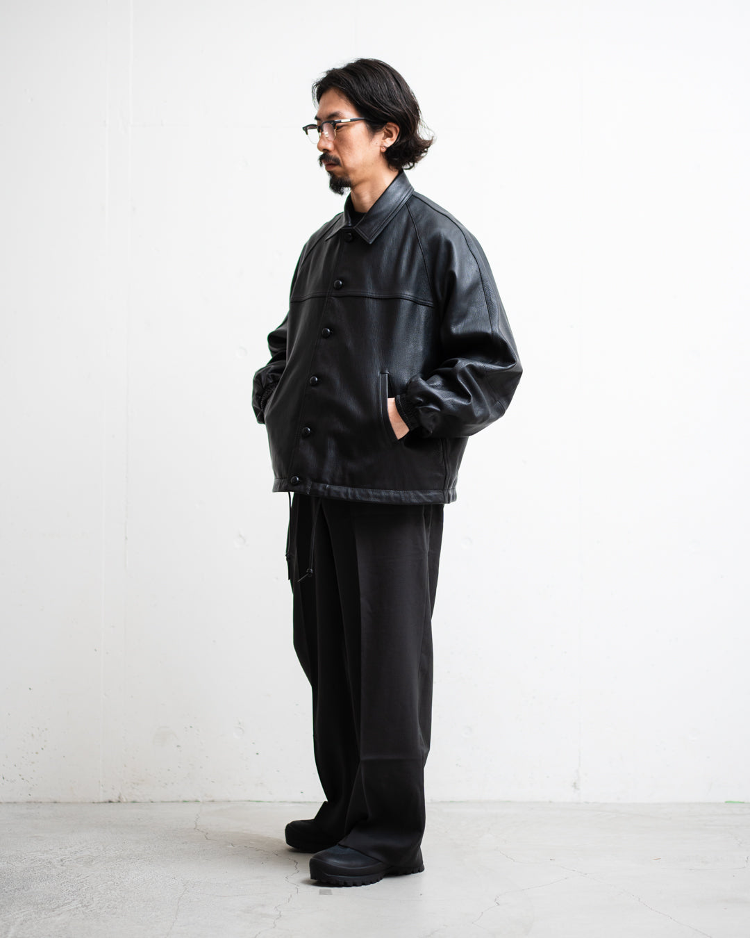通販] refomed(リフォメッド) CCU LEATHER FORMAN JACKET 商品ページ