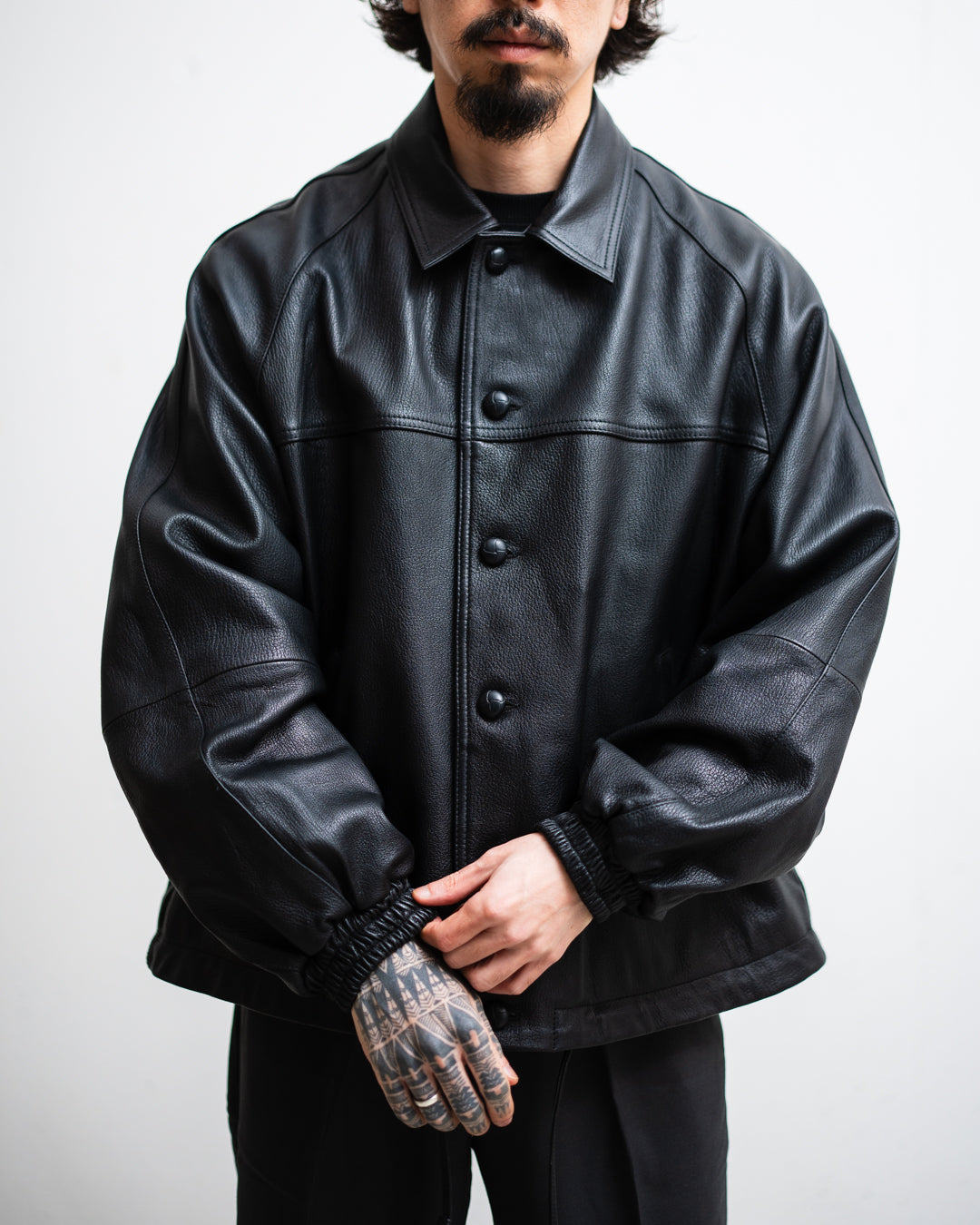 【Collaboration】refomed  CCU LEATHER FORMAN JACKET