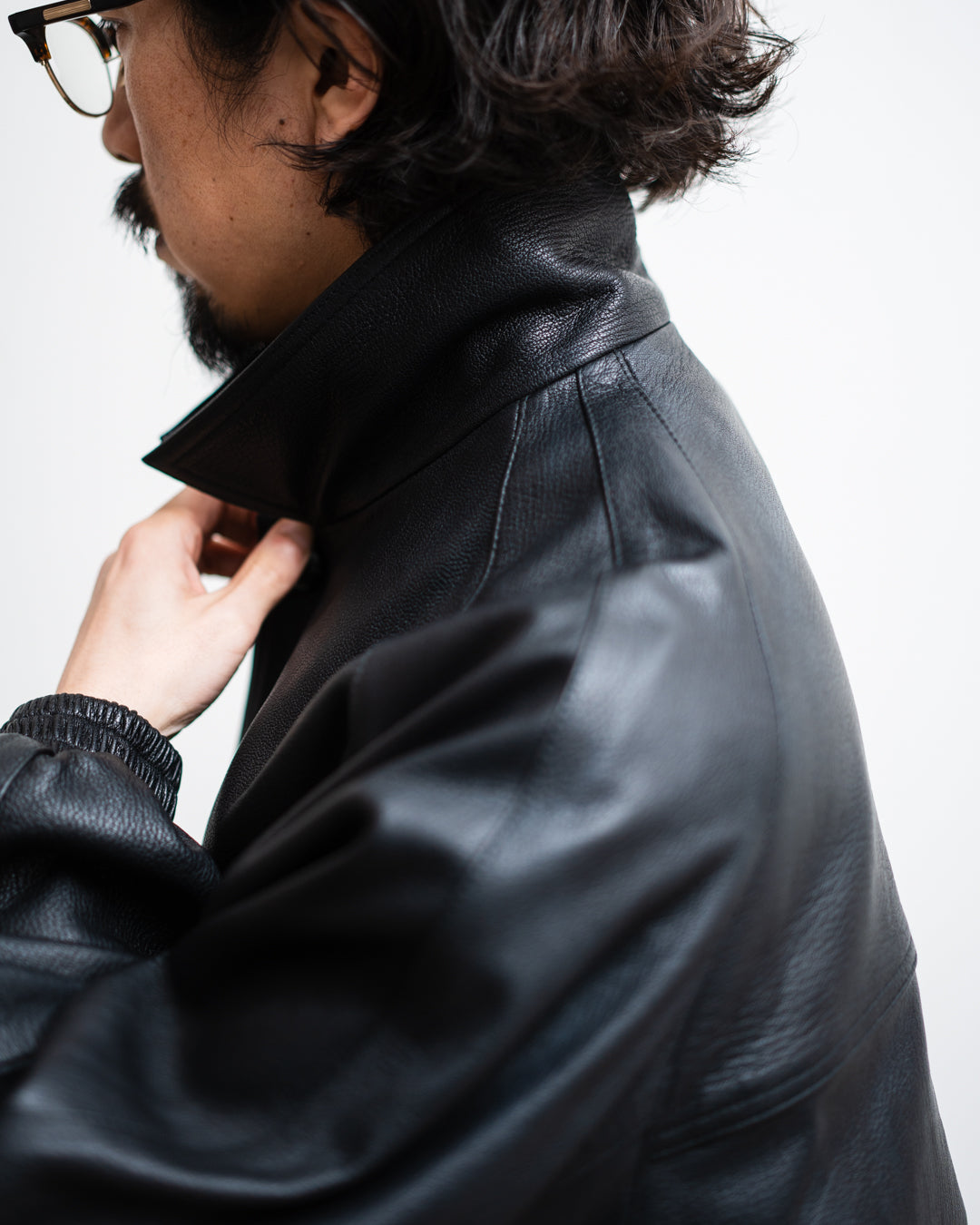 通販] refomed(リフォメッド) CCU LEATHER FORMAN JACKET 商品ページ