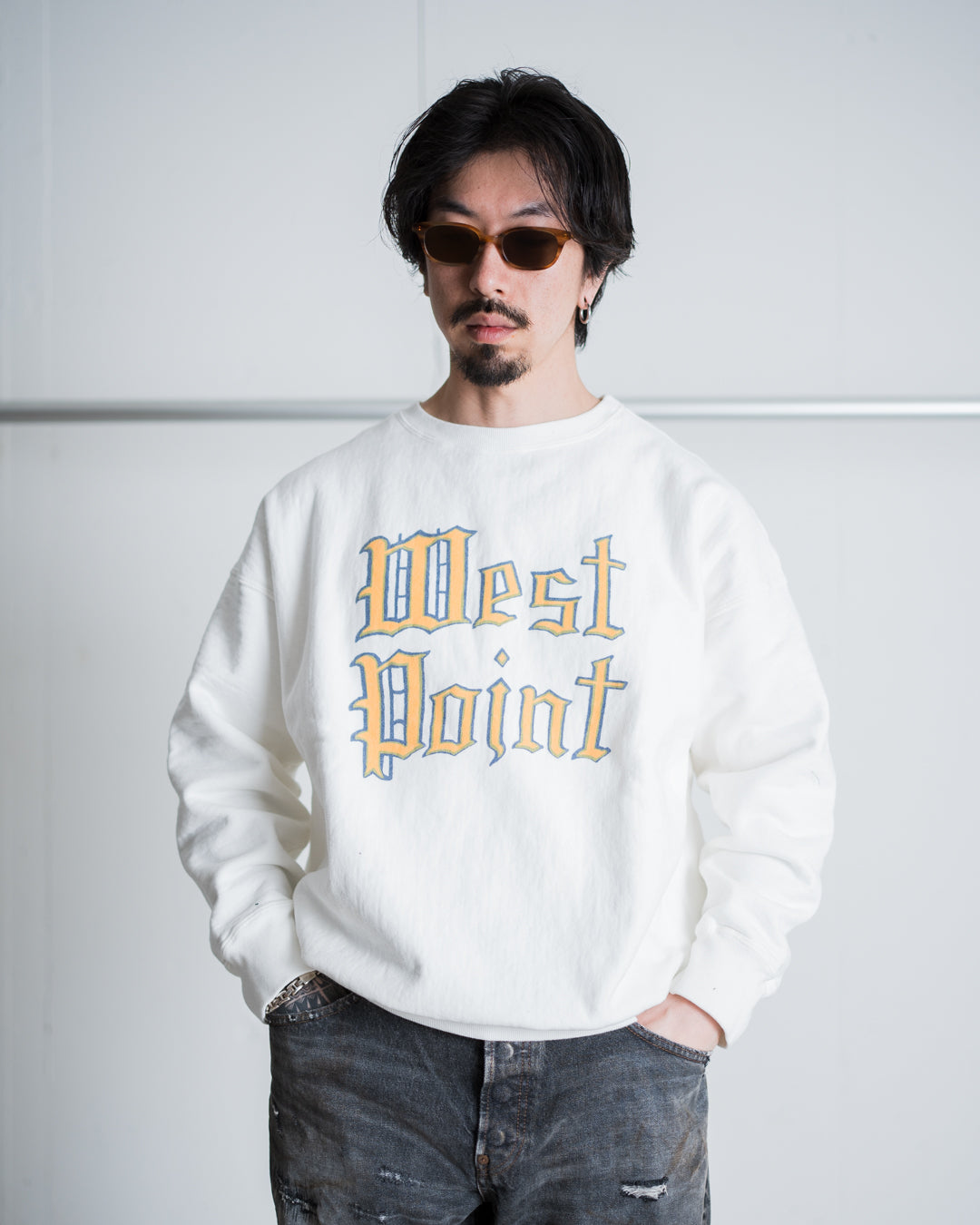 BOWWOW WEST POINT LOGO SWEATSHIRT