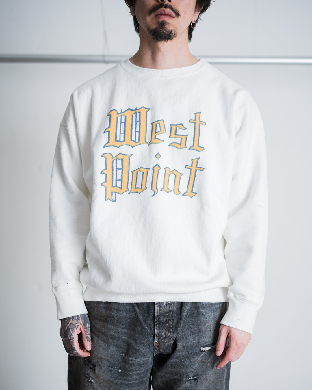 BOWWOW WEST POINT LOGO SWEATSHIRT