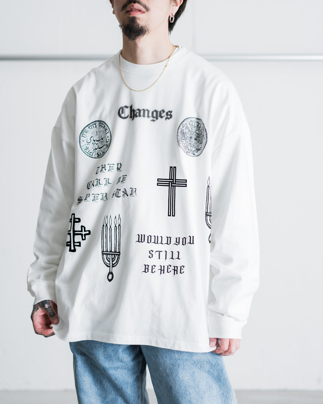 Children of the discordance DOOM PRINT TEE LS