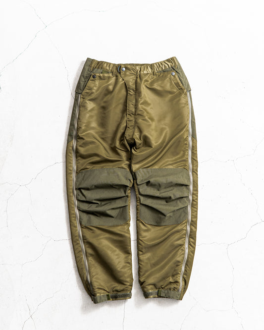 【Collaboration】norbit × Alpha industries Side-opening Padding Samue Pants