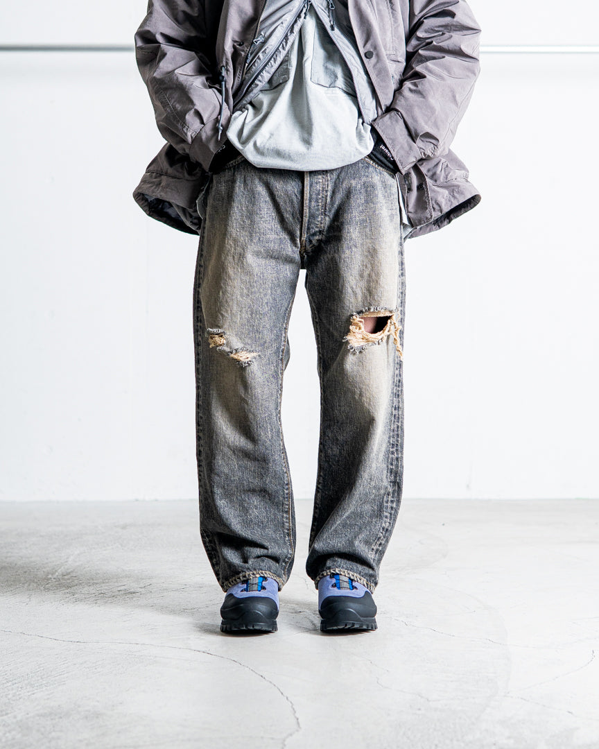 INTERIM VINTAGE WASHED "1953XX GRUNGE" SHUTTLE DENIM TROUSERS