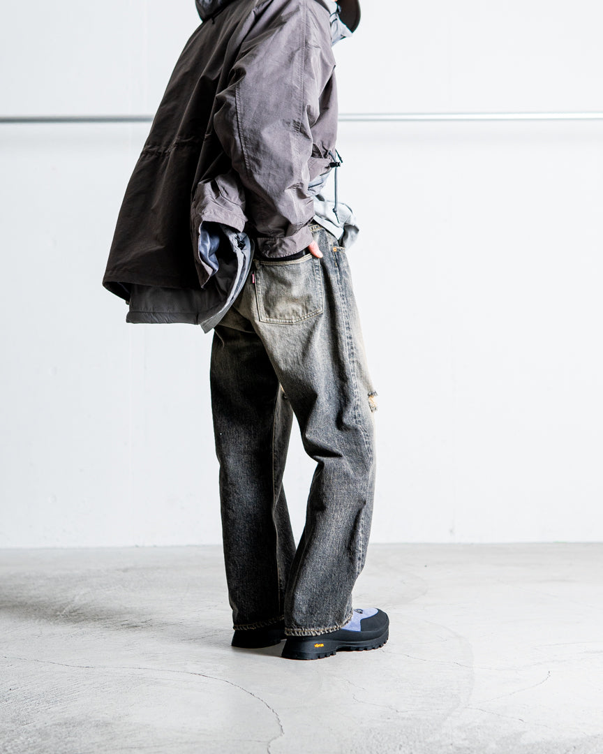 INTERIM VINTAGE WASHED "1953XX GRUNGE" SHUTTLE DENIM TROUSERS