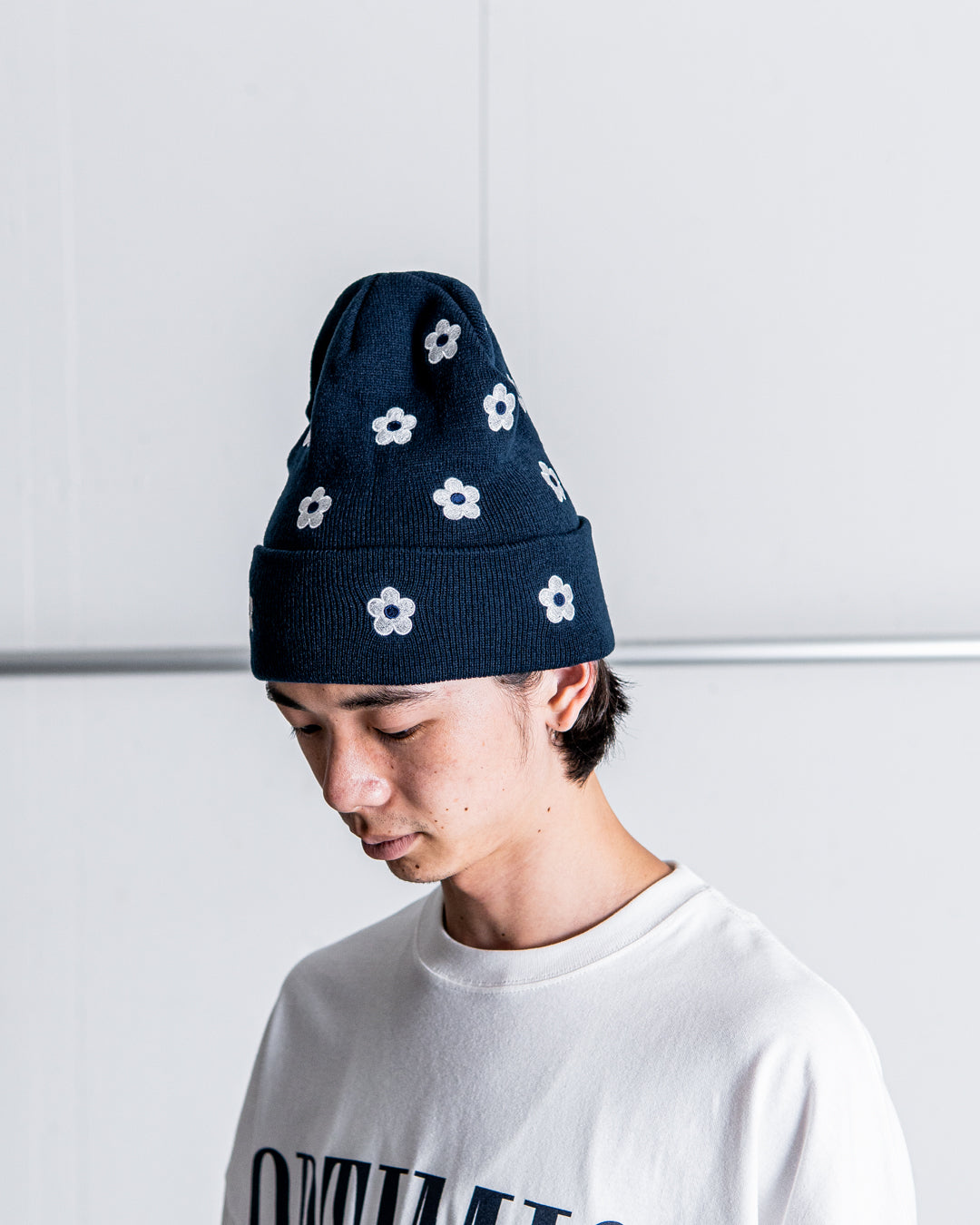 [8.23 sat 0:00 Release] NICK GEAR Flower Embroidery beanie
