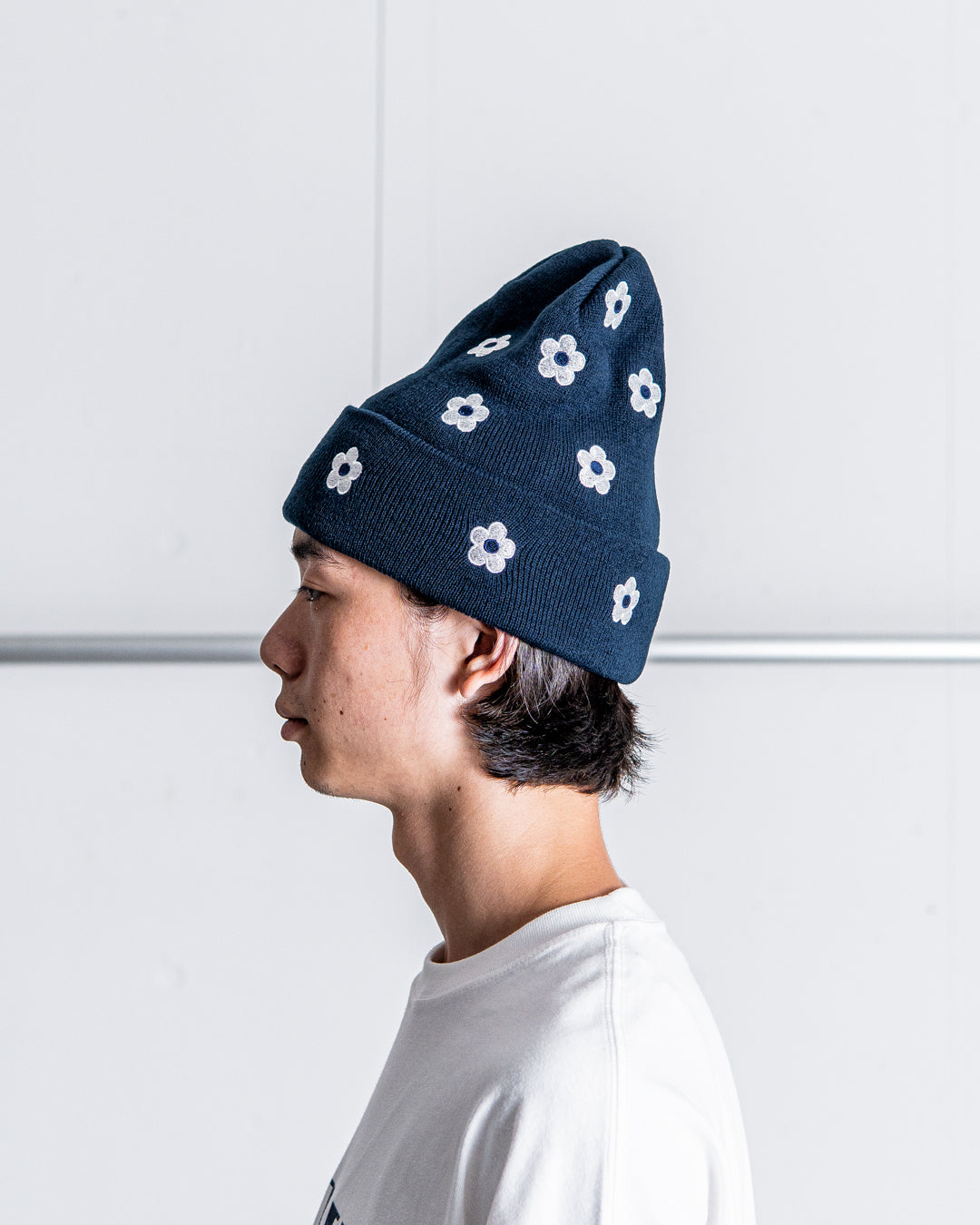 [8.23 sat 0:00 Release] NICK GEAR Flower Embroidery beanie