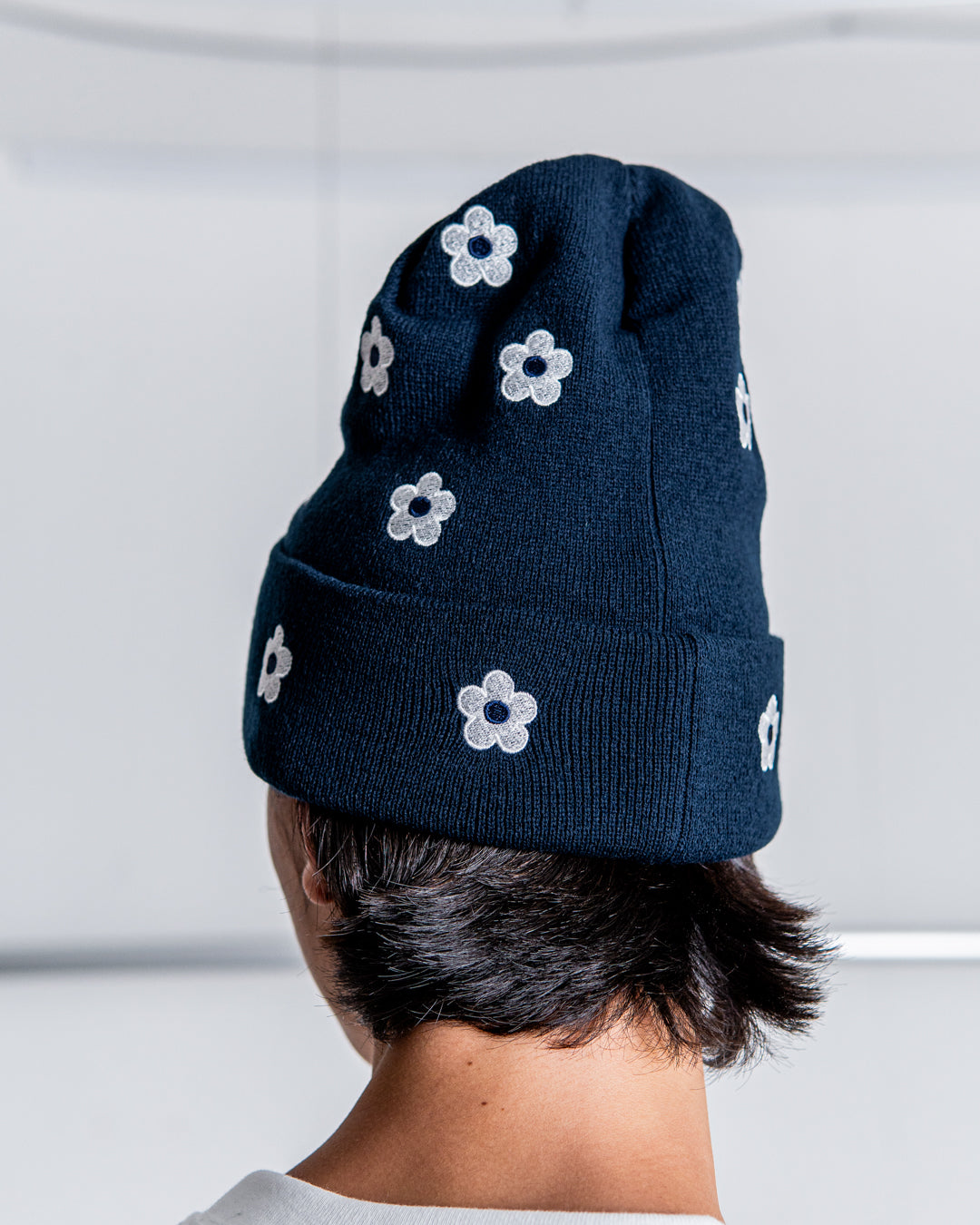 [8.23 sat 0:00 Release] NICK GEAR Flower Embroidery beanie