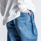 UNTRACE DENIM STRAIGHT PANTS BLEACH