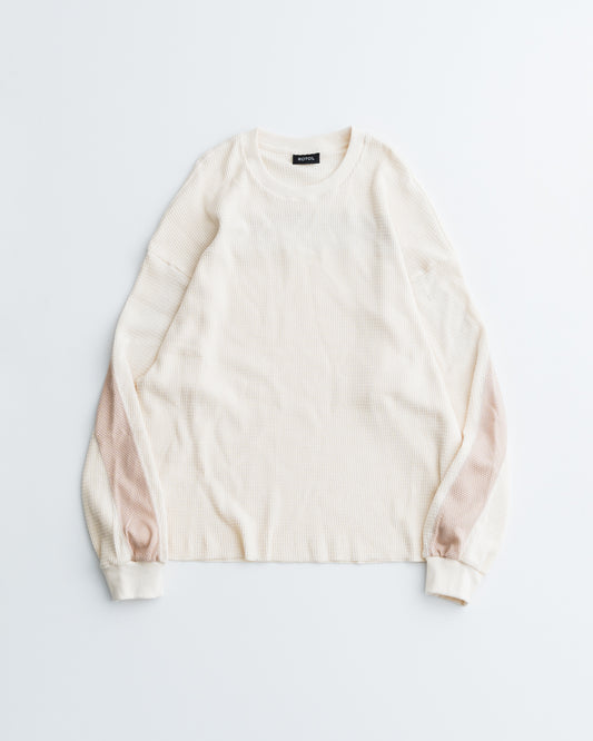 [3.15 sat 12:00 Release] ROTOL MILD WAFFLE SWITCH LONG SLEEVE TEE