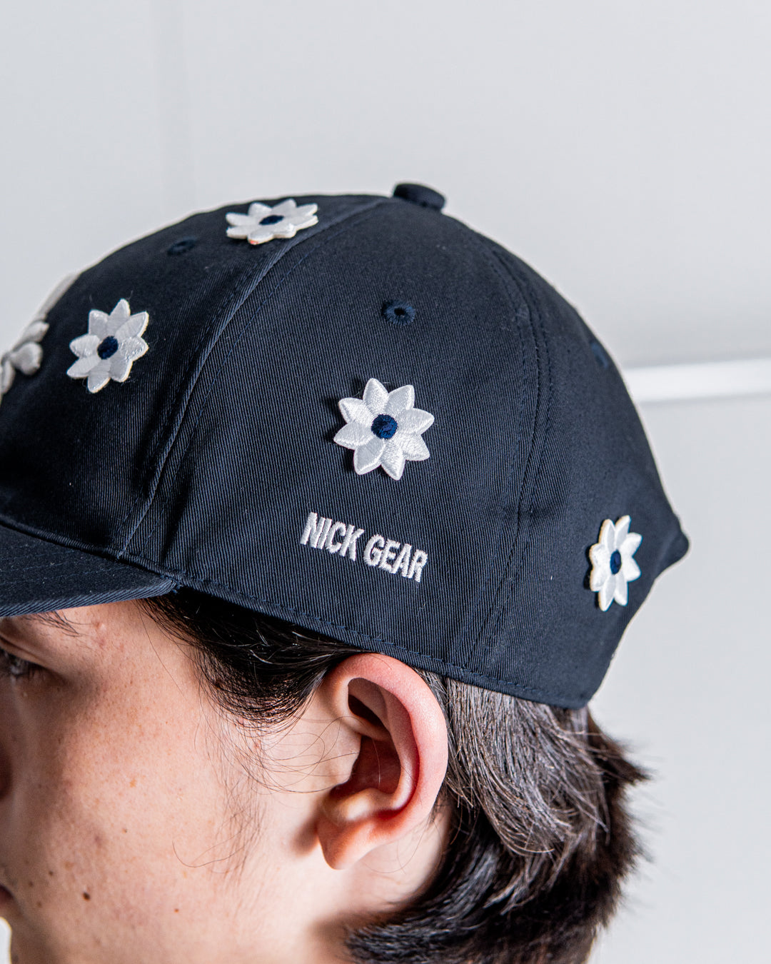 [8.23 sat 0:00 Release] NICK GEAR 3D Flower Logo Cap
