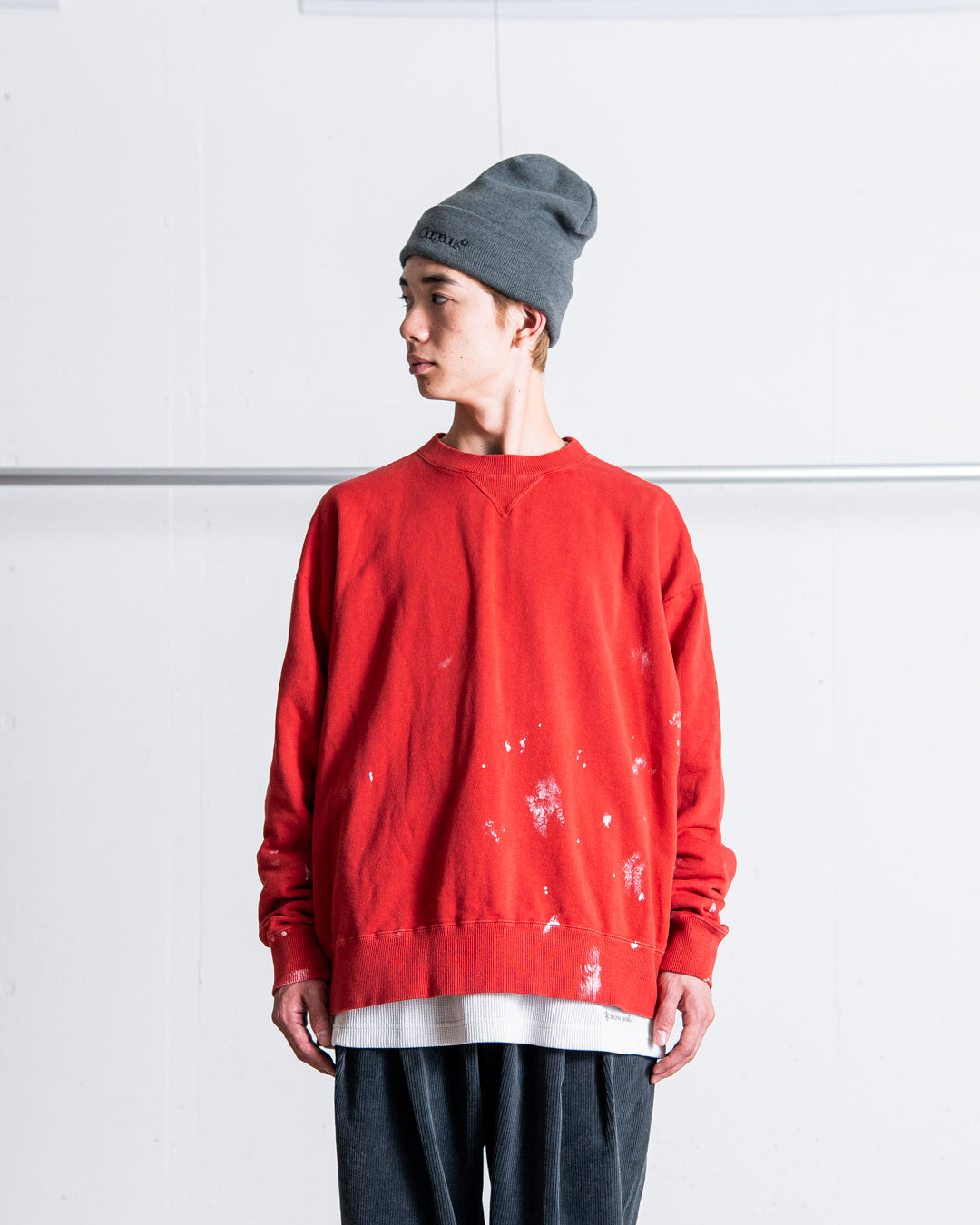 INTERIM VINTAGE FADE BOTH V-GAZETTE SWEAT SHIRT