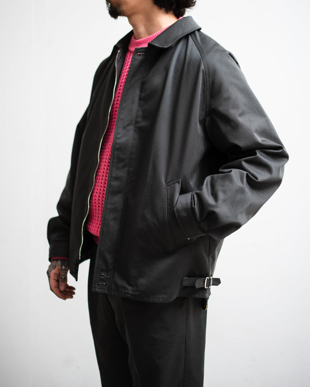 FOUNDOUR T/C TWILL ZIP UP BLOUSON