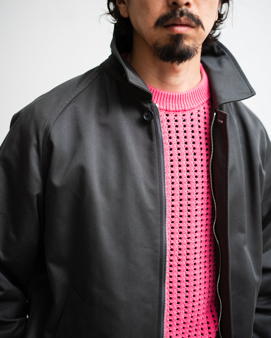 FOUNDOUR T/C TWILL ZIP UP BLOUSON